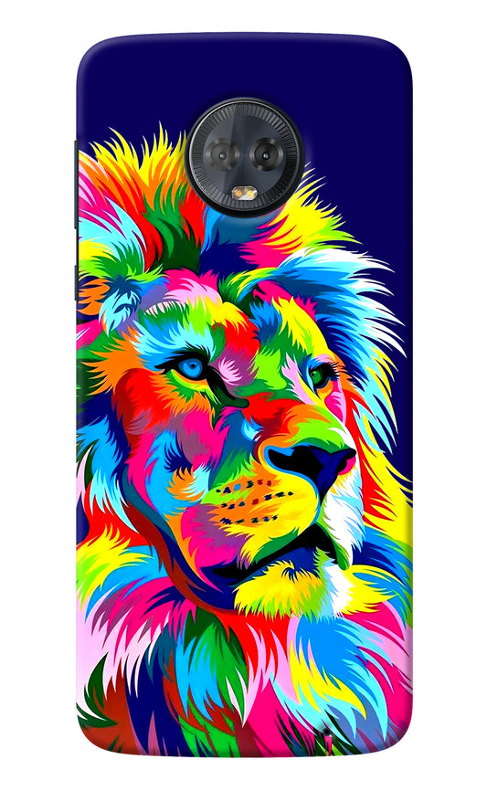 Vector Art Lion Moto G6 Back Cover