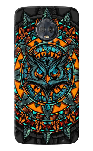Angry Owl Art Moto G6 Back Cover