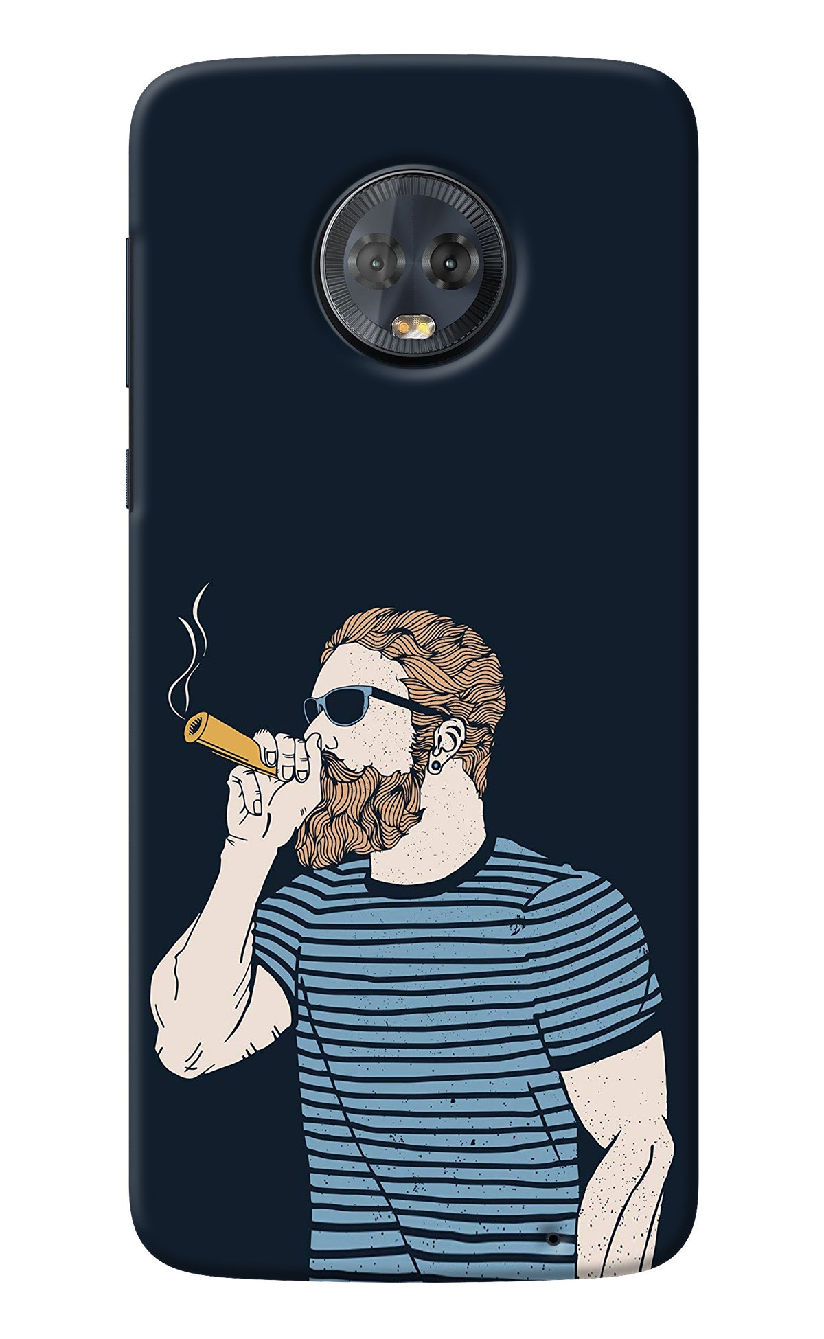 Smoking Moto G6 Back Cover