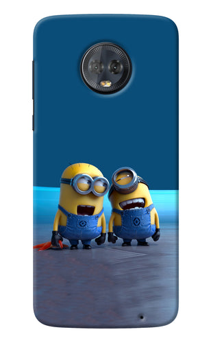 Minion Laughing Moto G6 Back Cover