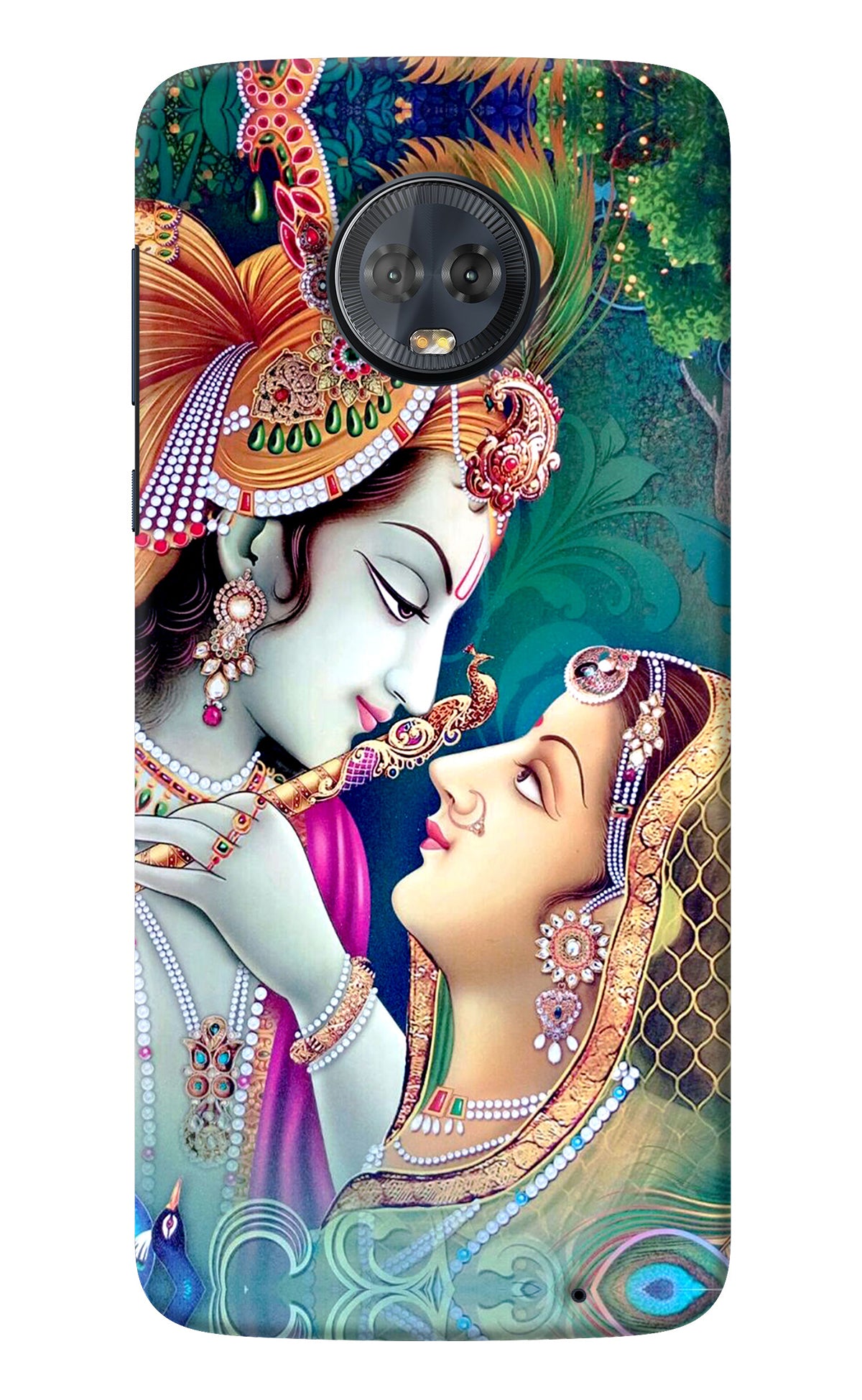 Lord Radha Krishna Moto G6 Back Cover