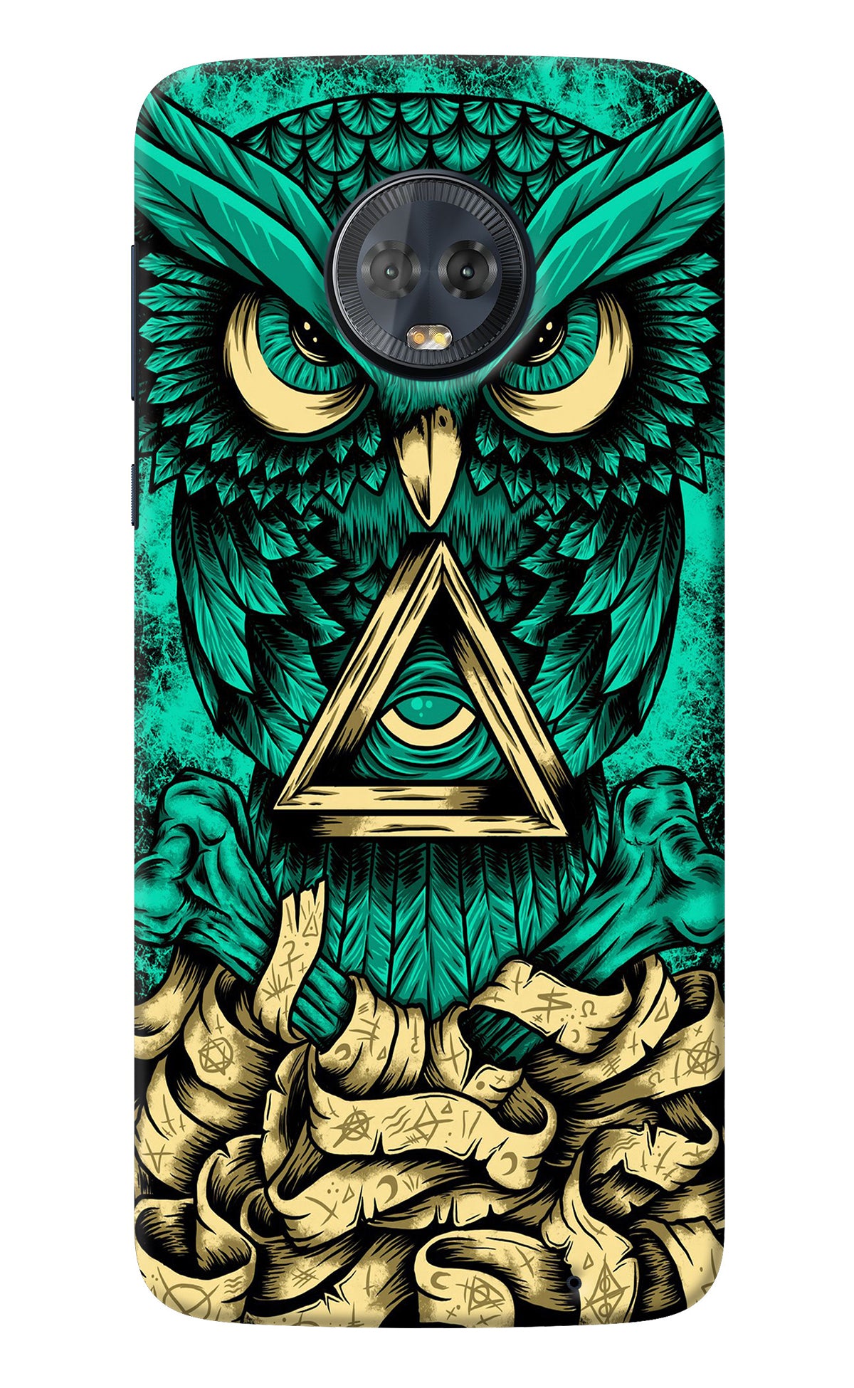 Green Owl Moto G6 Back Cover