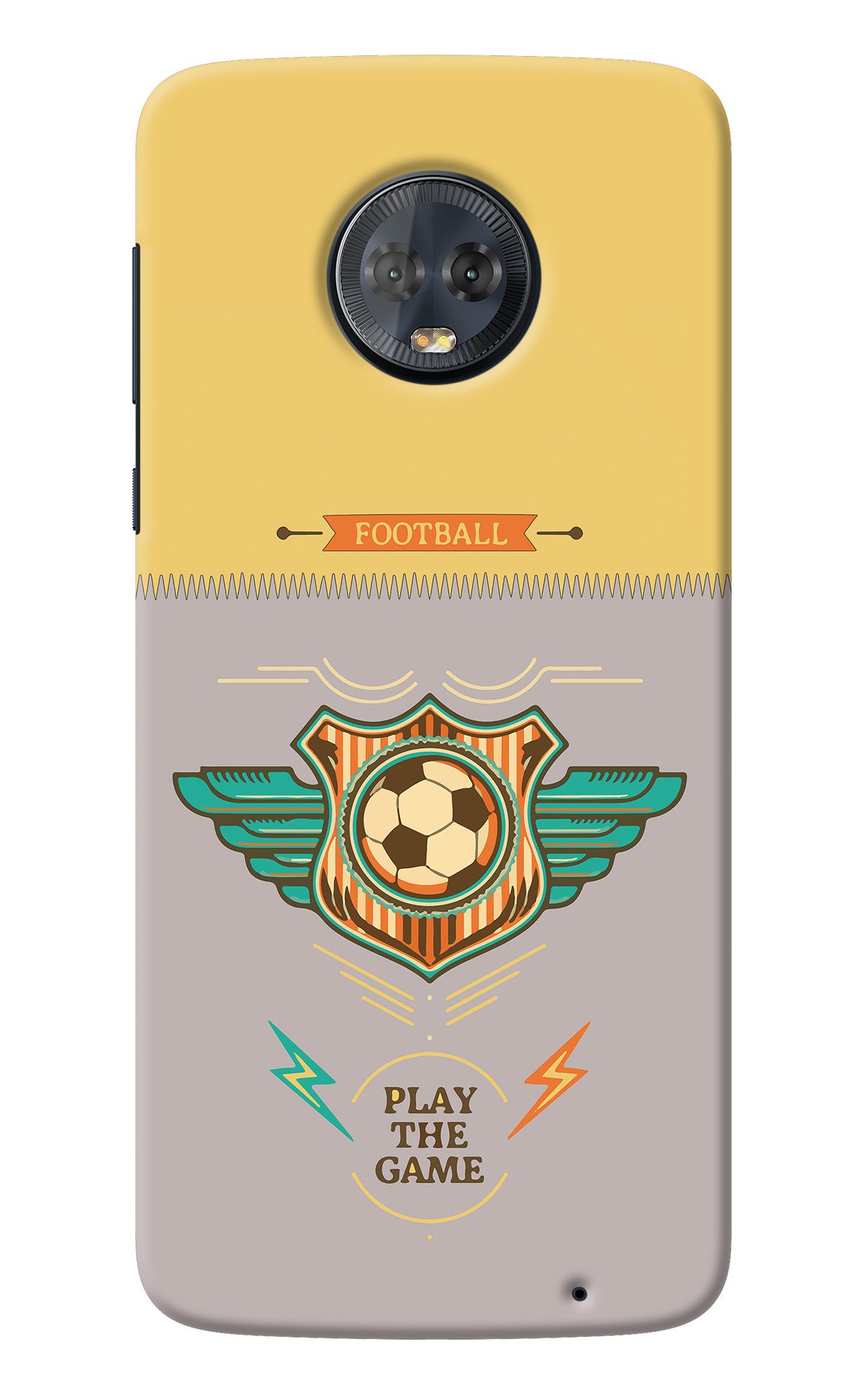 Football Moto G6 Back Cover