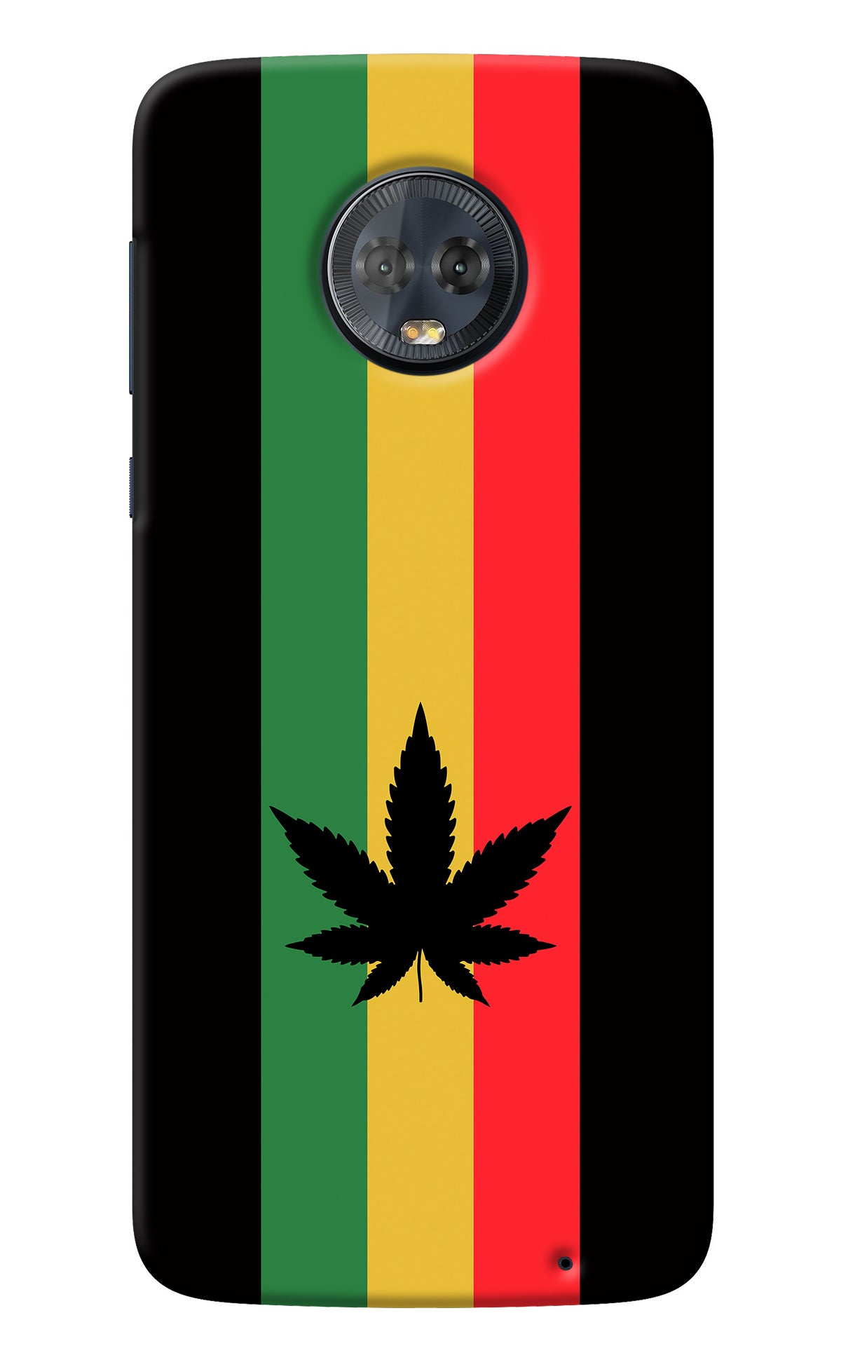 Weed Flag Moto G6 Back Cover