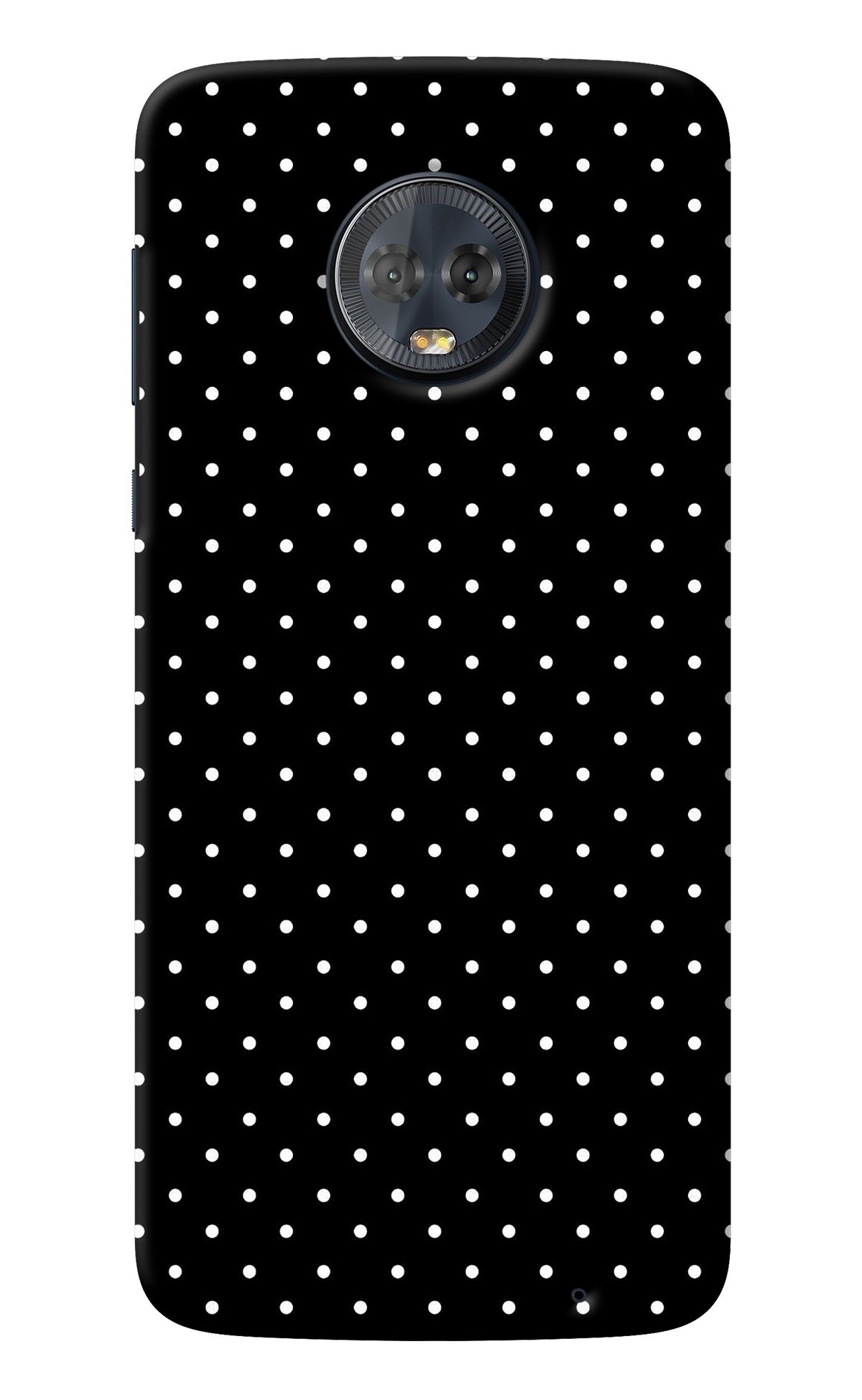 White Dots Moto G6 Back Cover