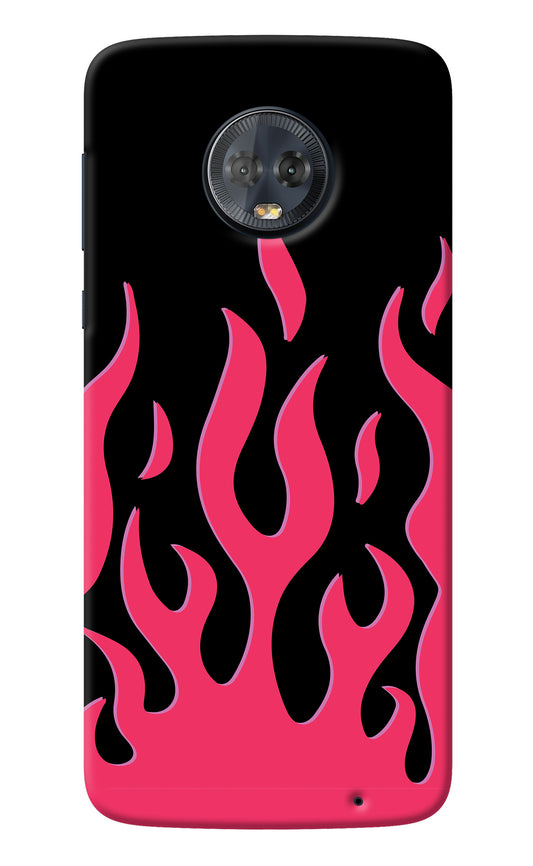 Fire Flames Moto G6 Back Cover