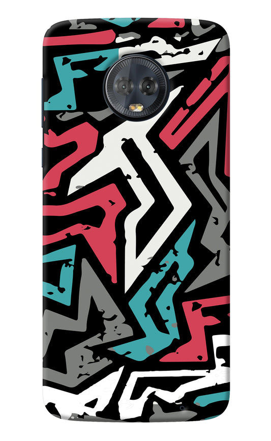 Geometric Graffiti Moto G6 Back Cover