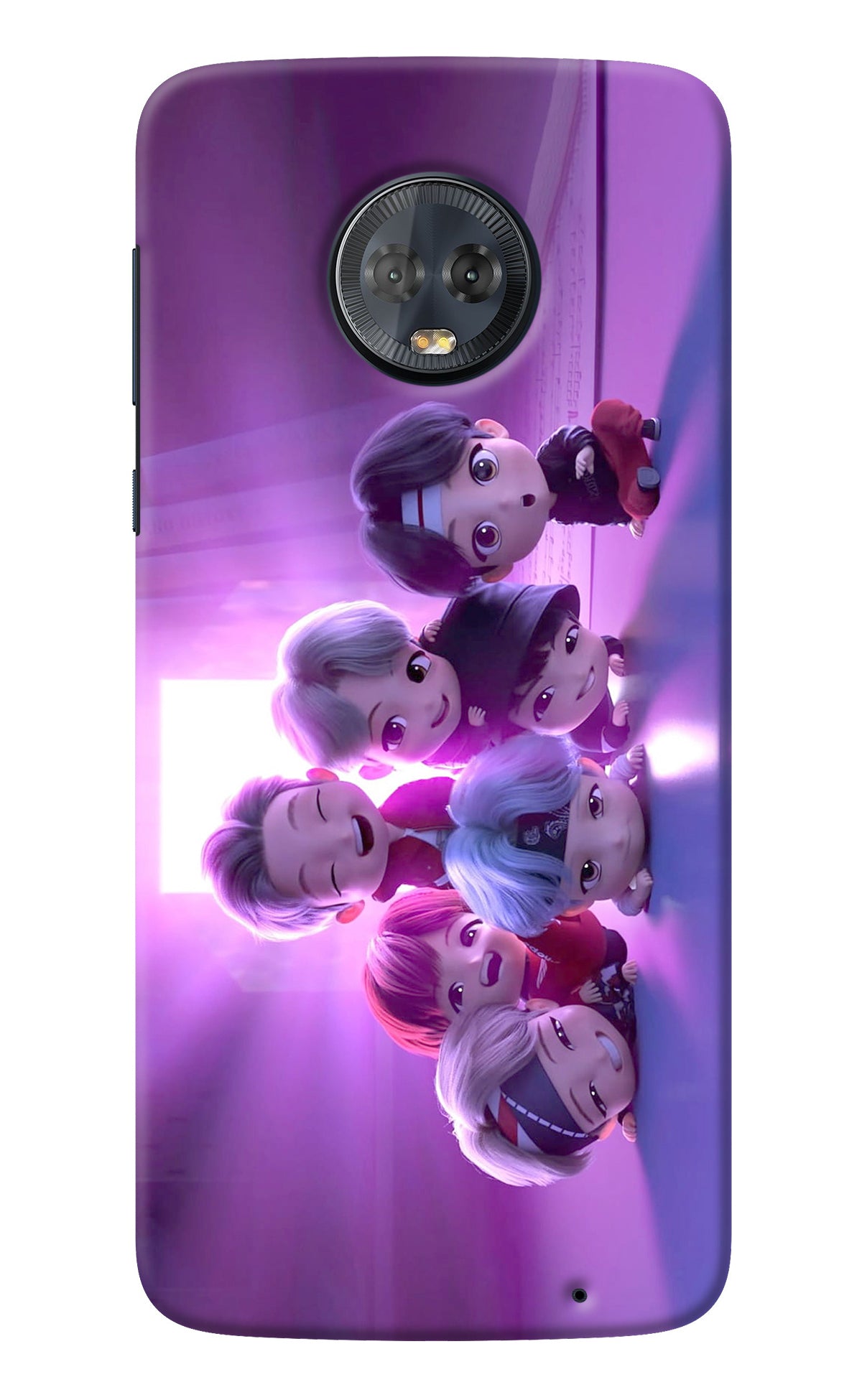 BTS Chibi Moto G6 Back Cover