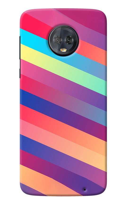 Stripes color Moto G6 Back Cover