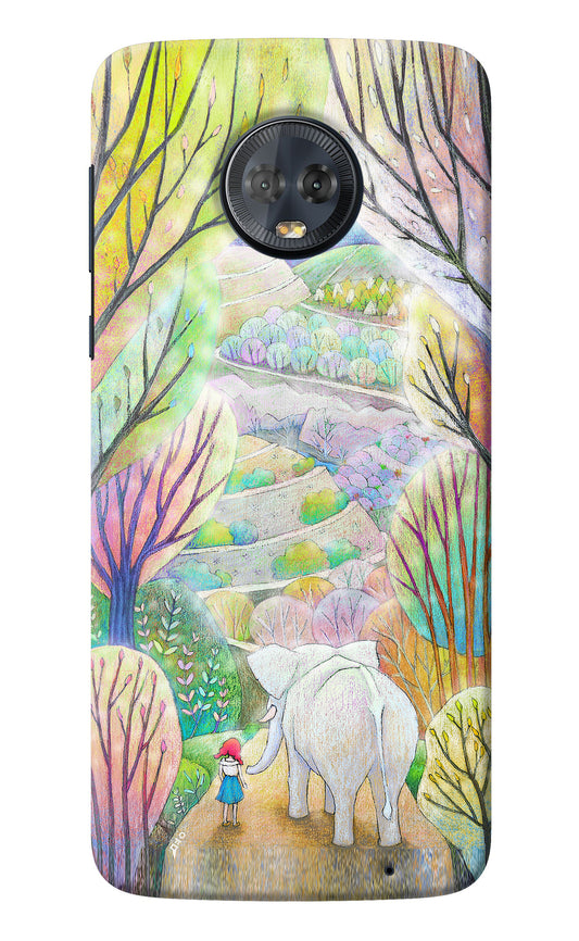 Nature Painting Moto G6 Back Cover