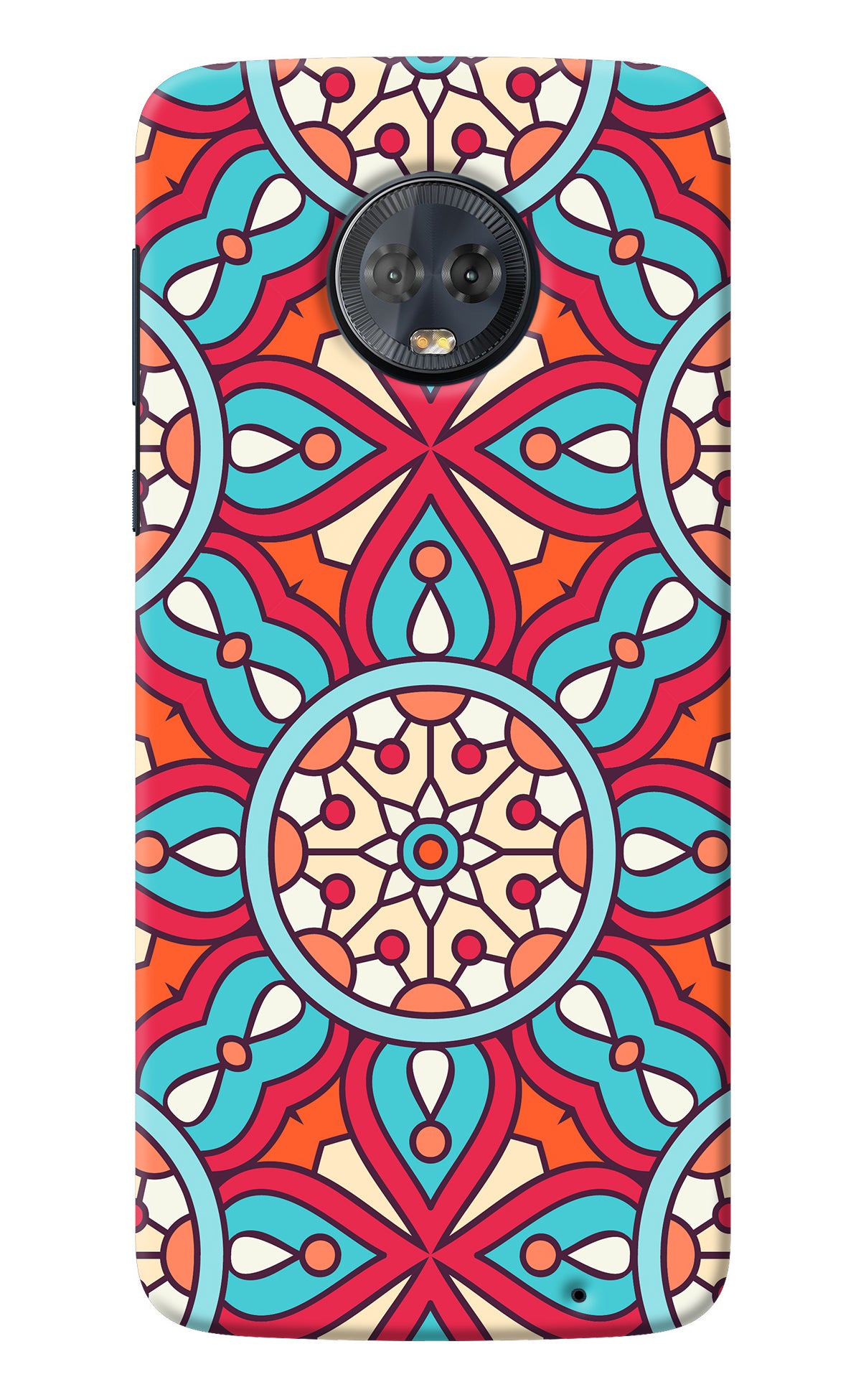 Mandala Geometric Moto G6 Back Cover