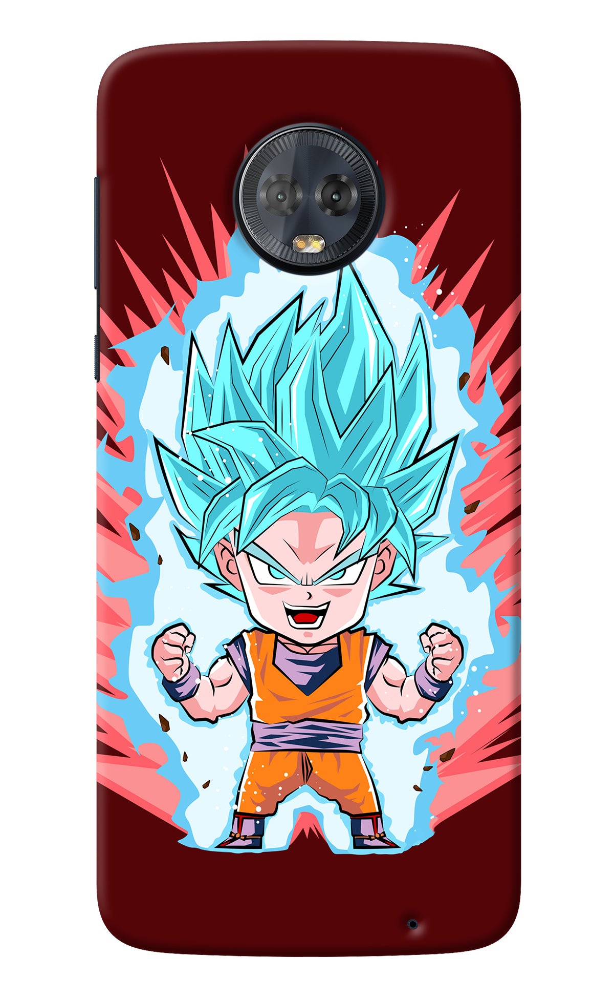 Goku Little Moto G6 Back Cover