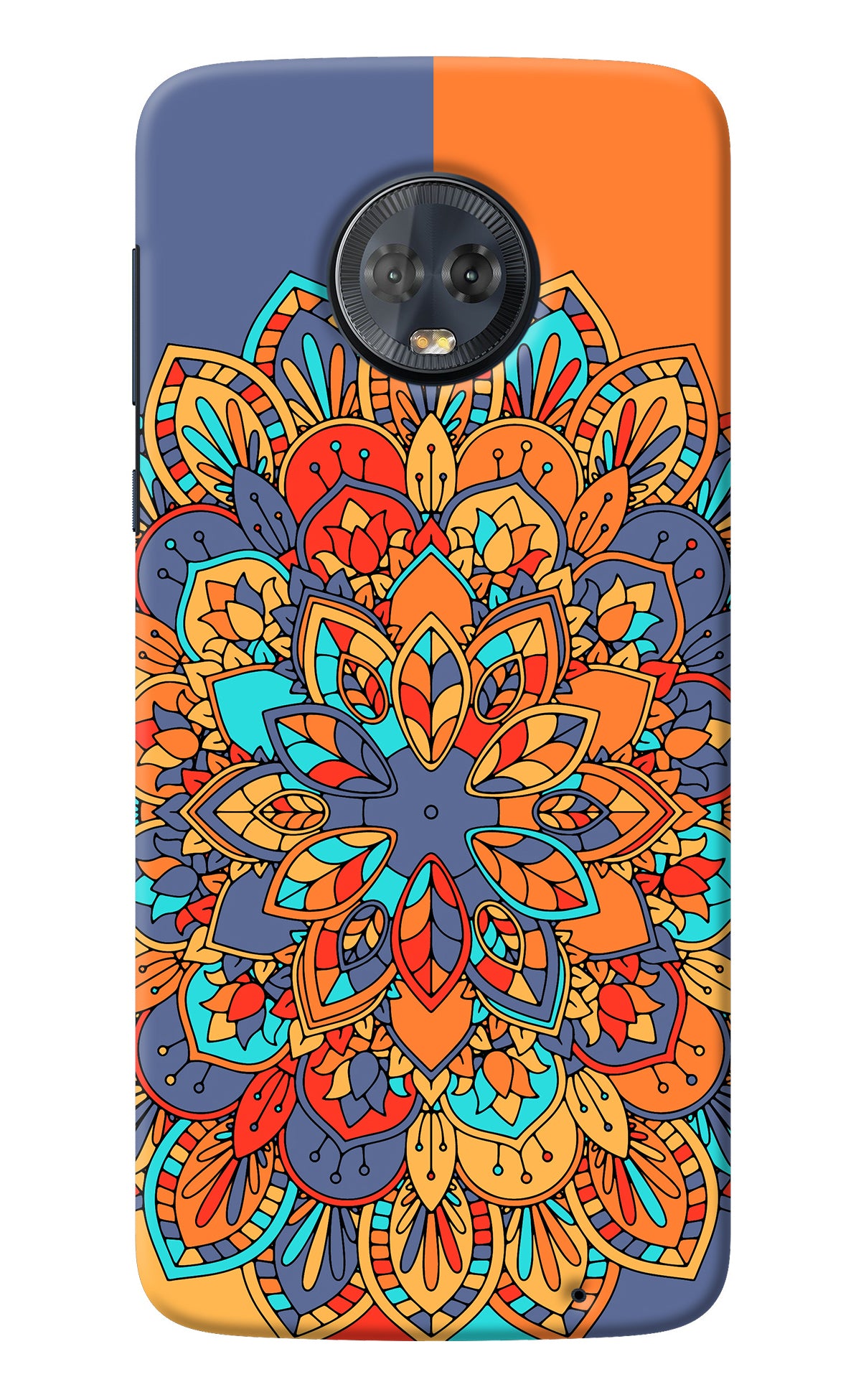 Color Mandala Moto G6 Back Cover