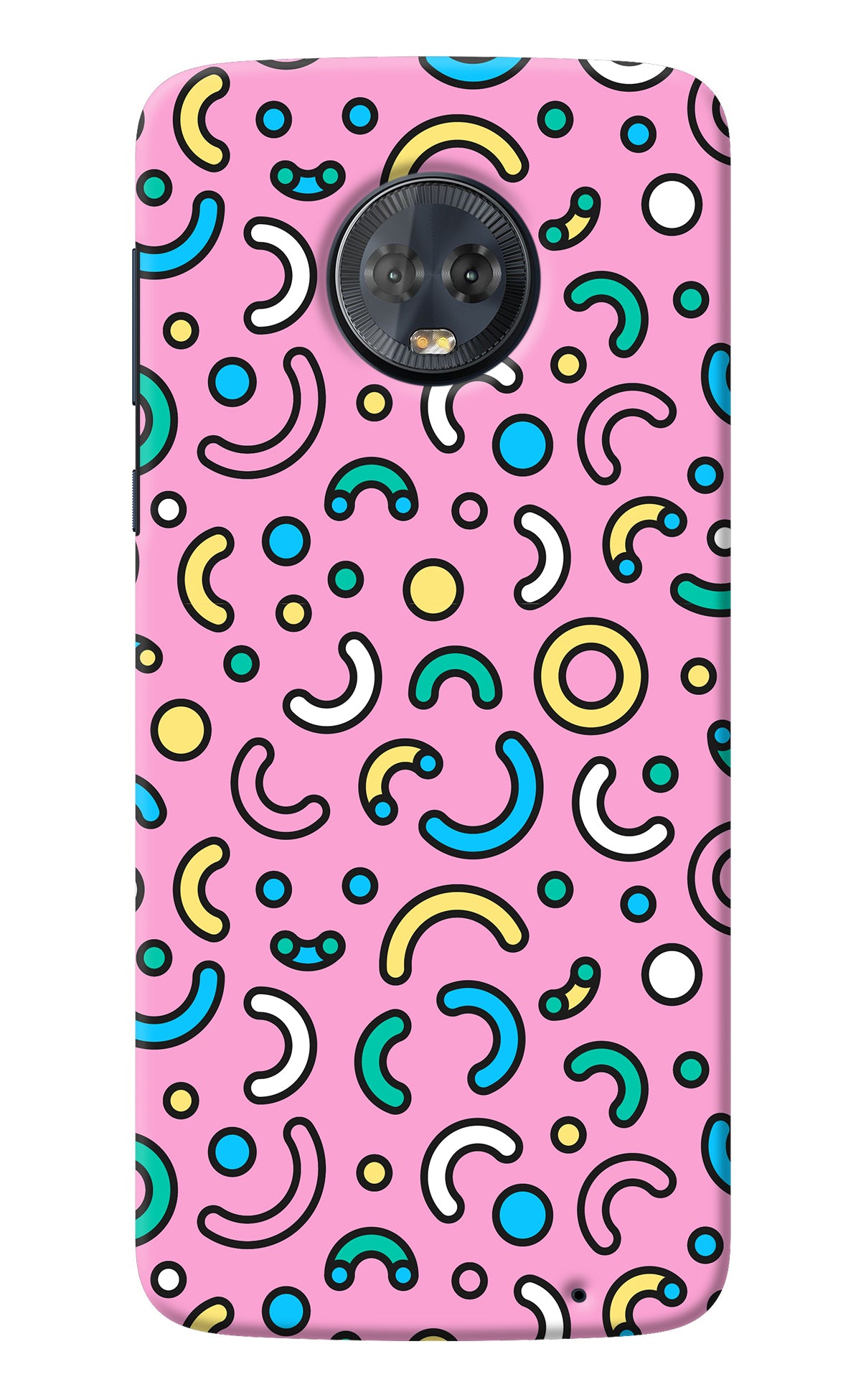 Memphis Design Moto G6 Back Cover