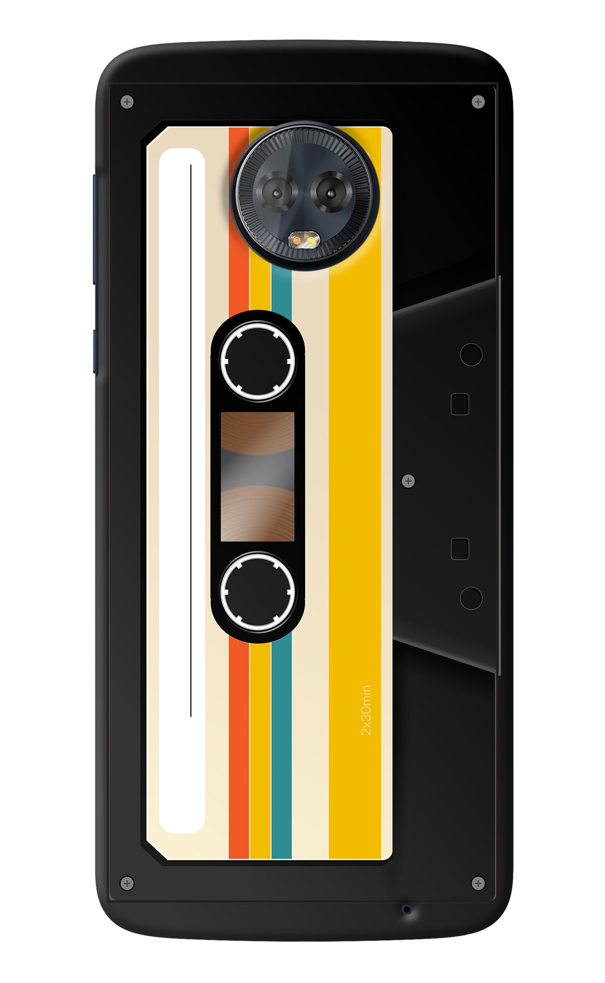 Tape Cassette Moto G6 Back Cover