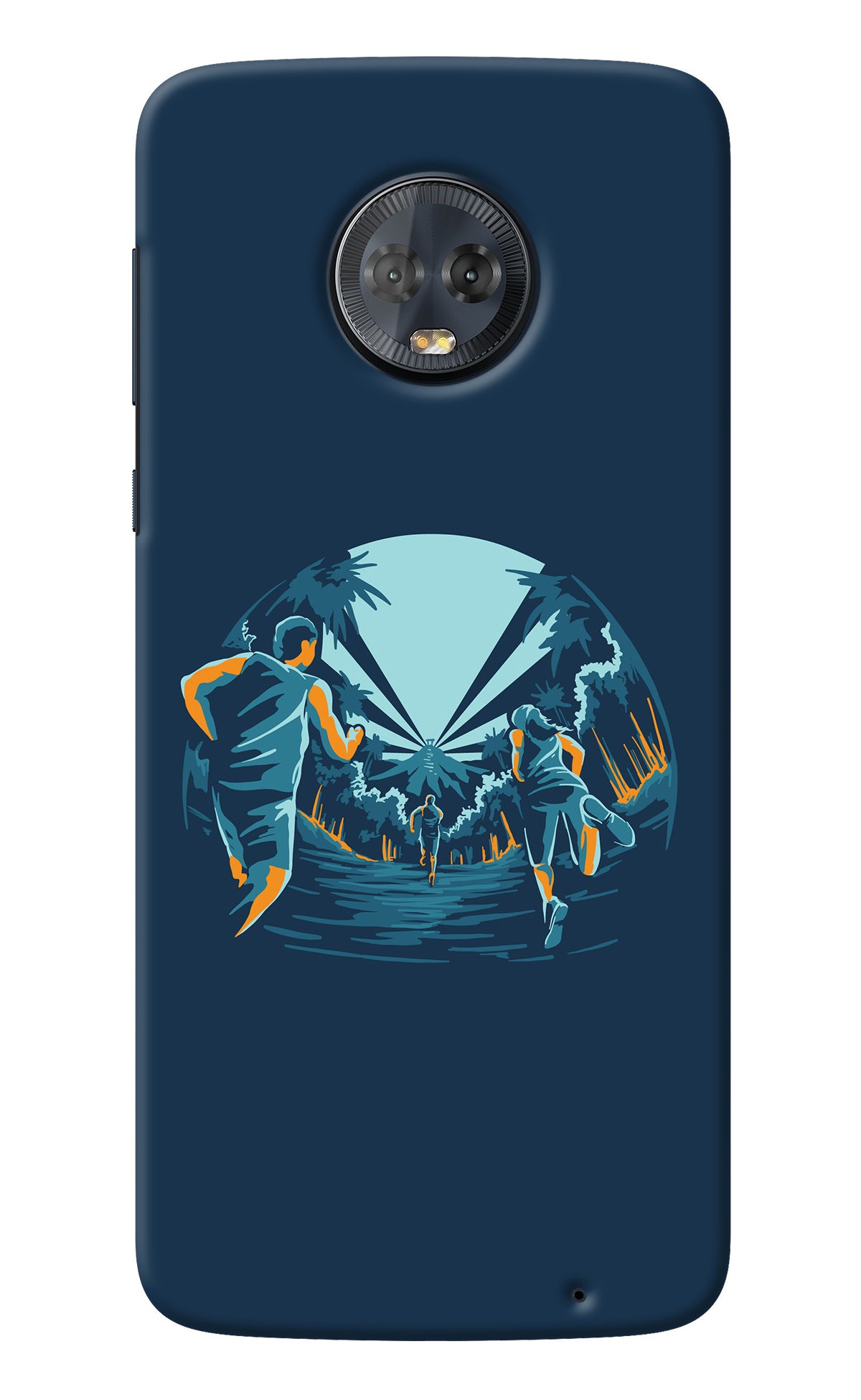 Team Run Moto G6 Back Cover