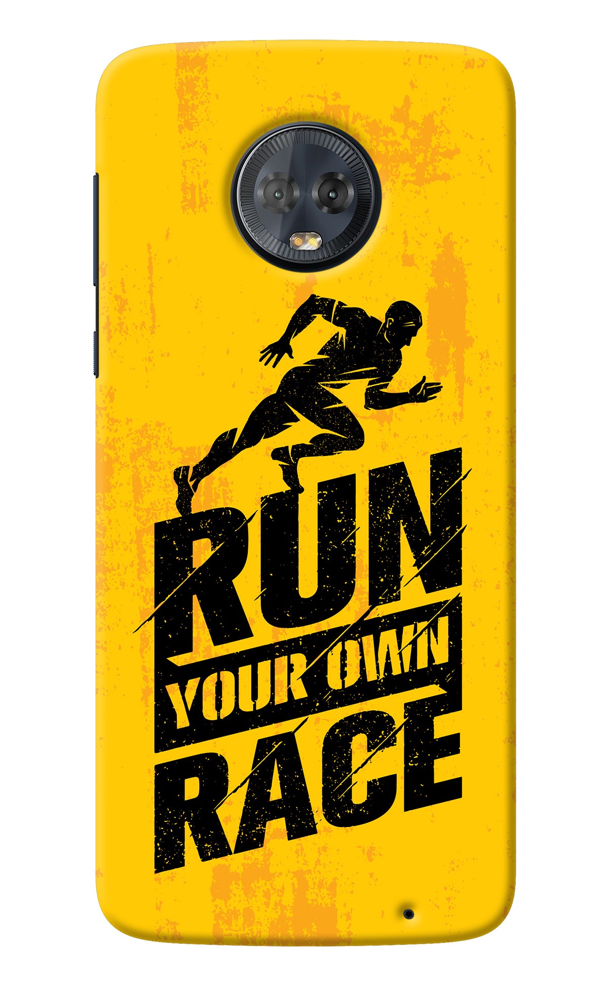 Run Your Own Race Moto G6 Back Cover