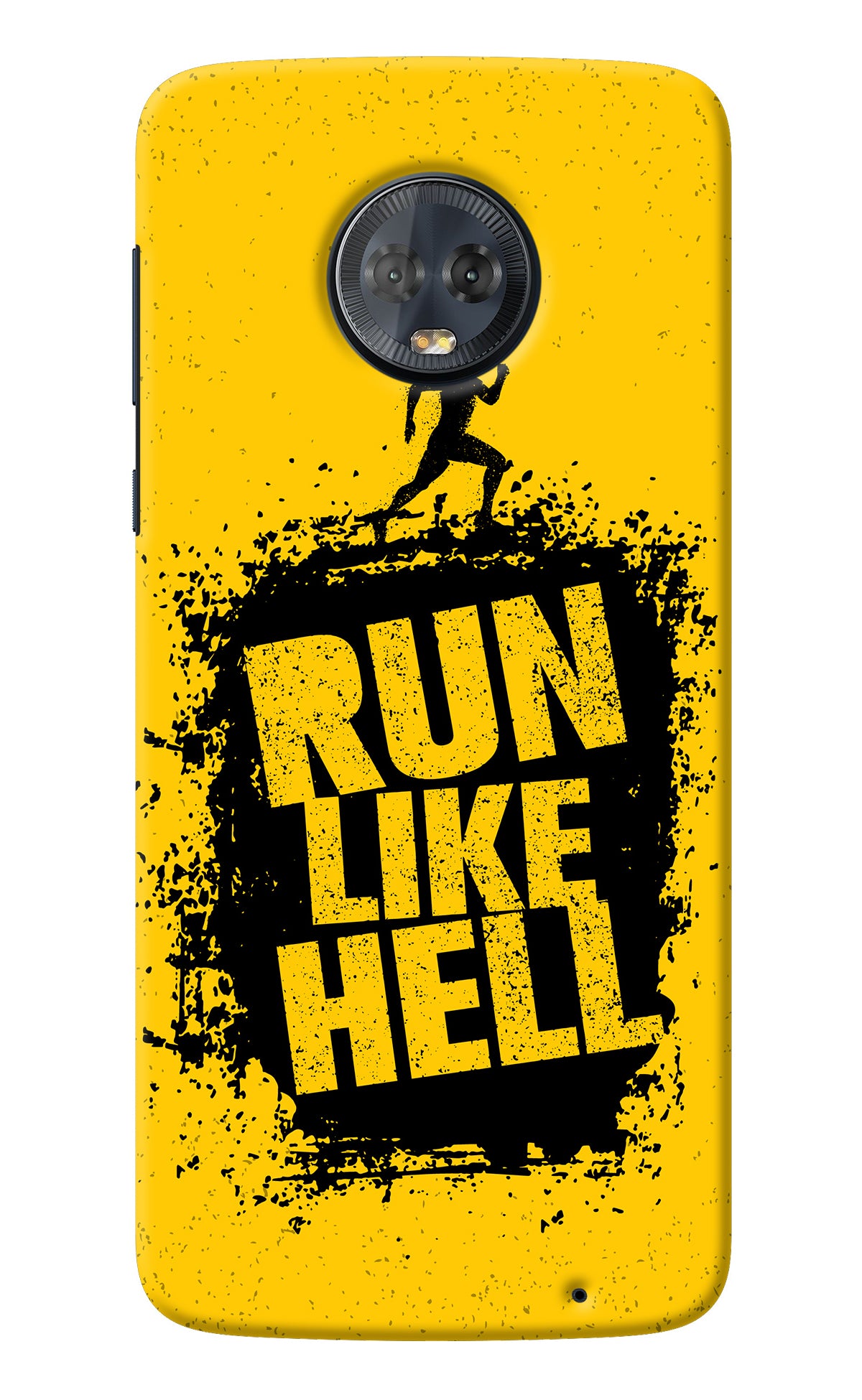 Run Like Hell Moto G6 Back Cover