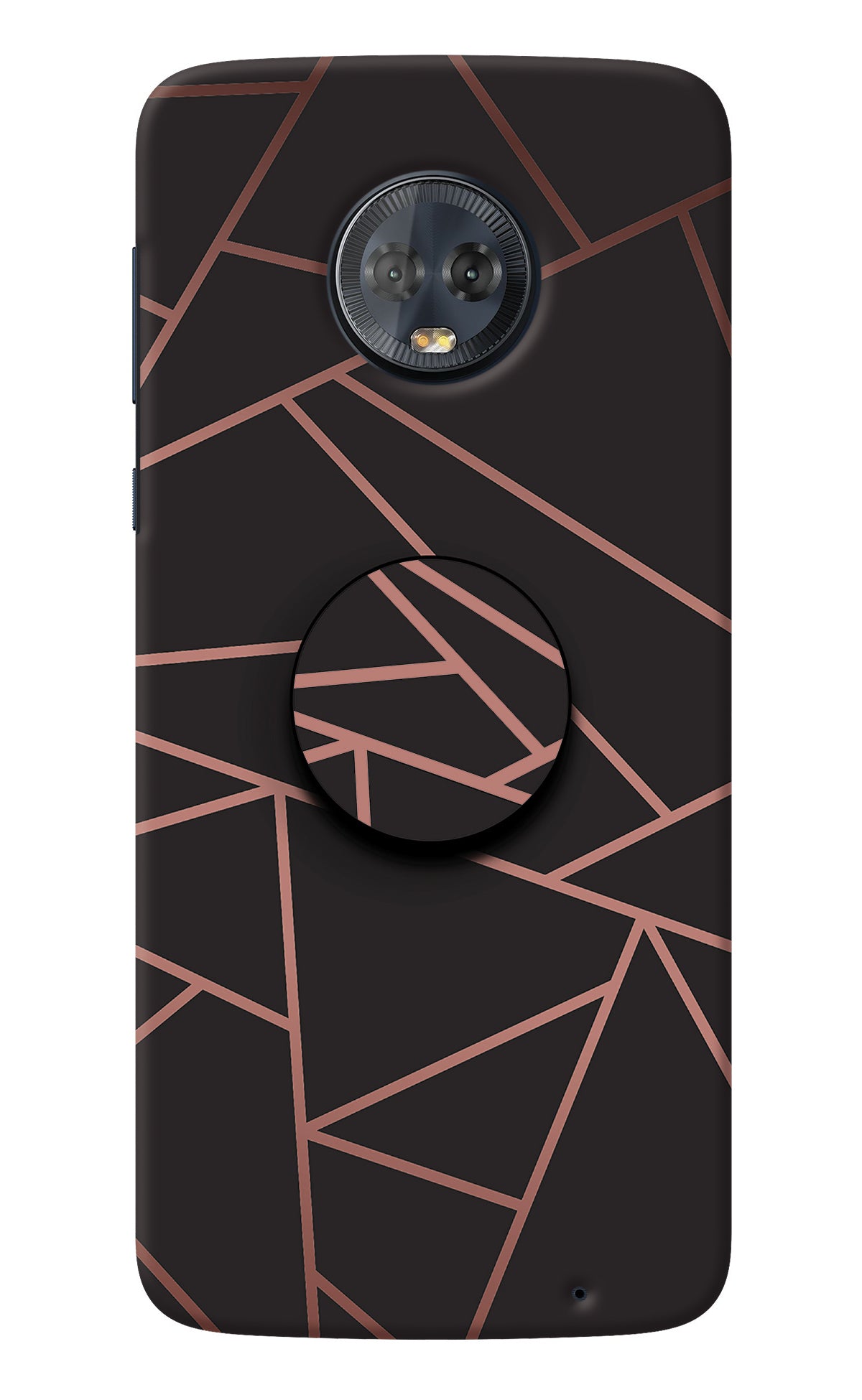 Geometric Pattern Moto G6 Pop Case