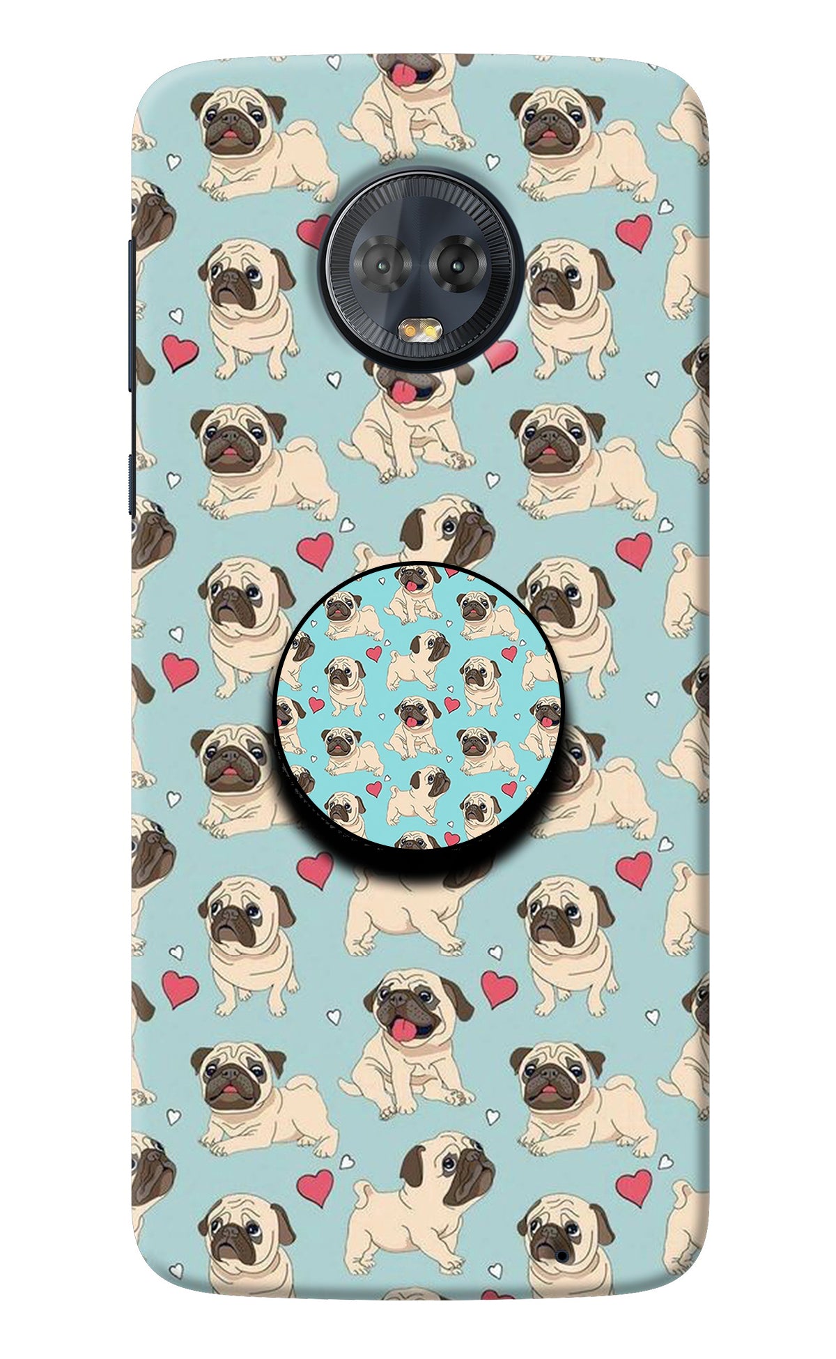 Pug Dog Moto G6 Pop Case