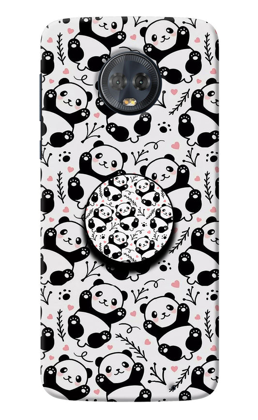 Cute Panda Moto G6 Pop Case
