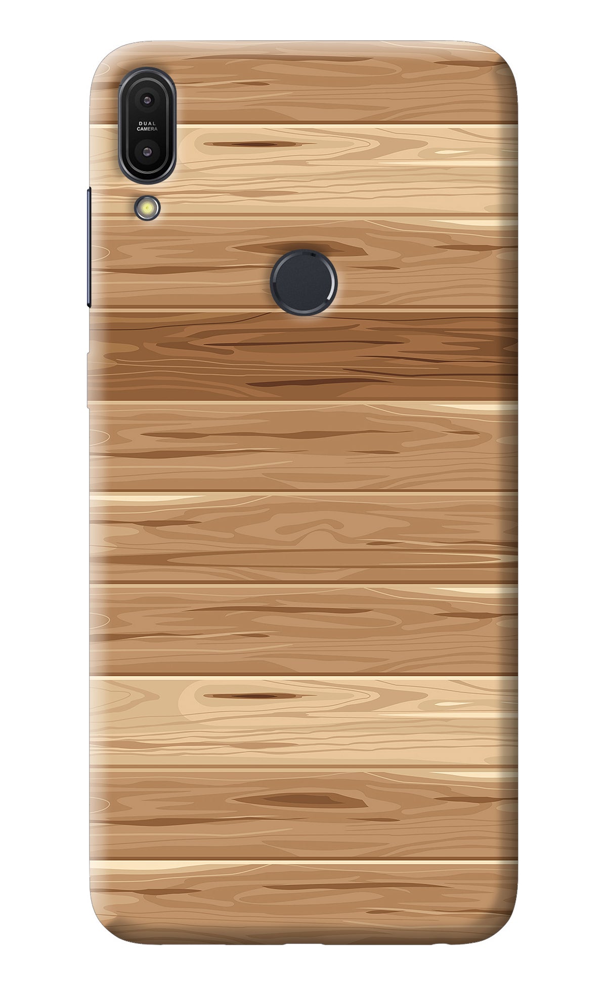 Wooden Vector Asus Zenfone Max Pro M1 Back Cover