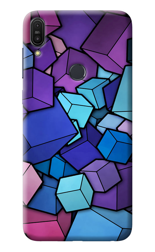 Cubic Abstract Asus Zenfone Max Pro M1 Back Cover