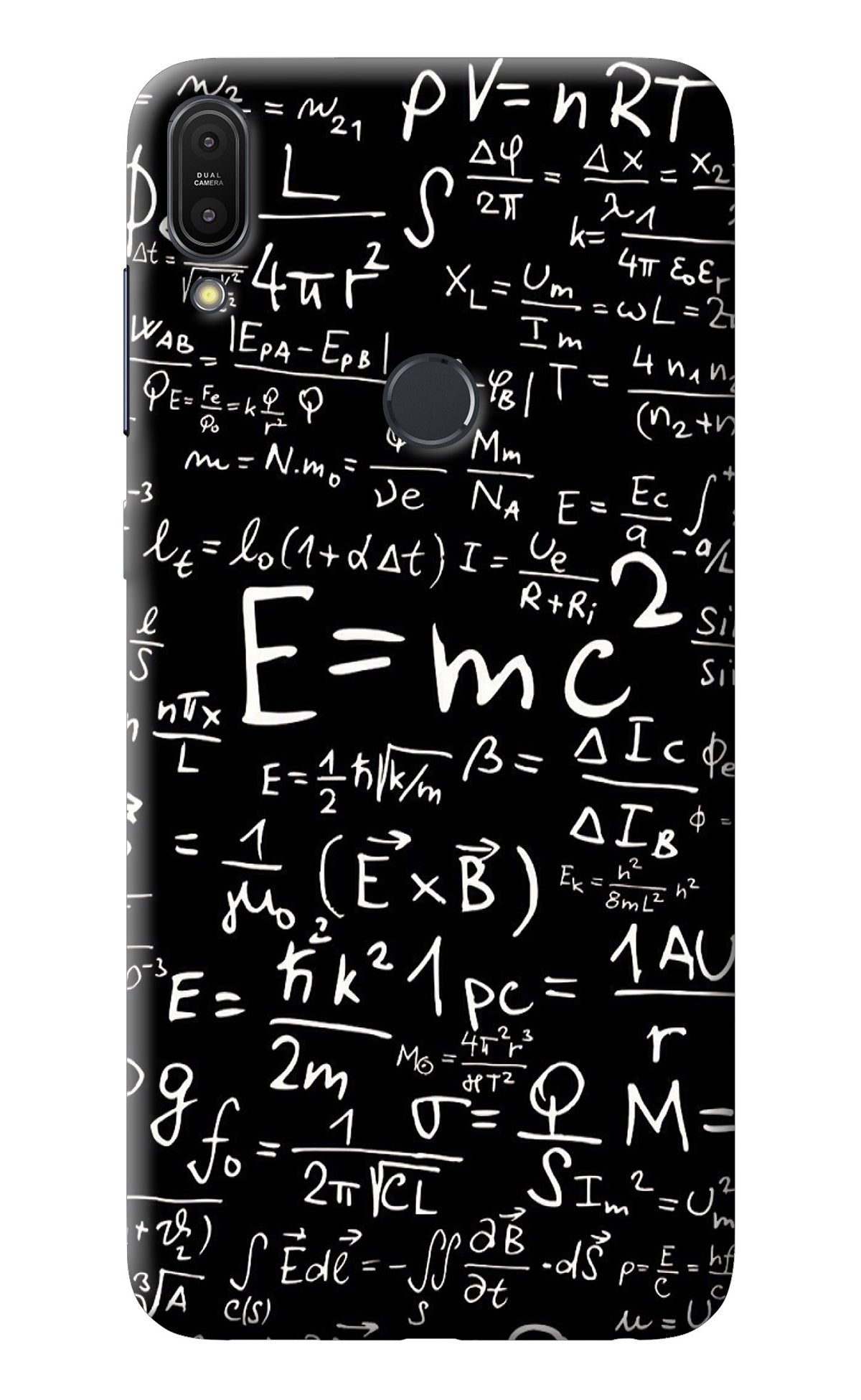 Physics Albert Einstein Formula Asus Zenfone Max Pro M1 Back Cover