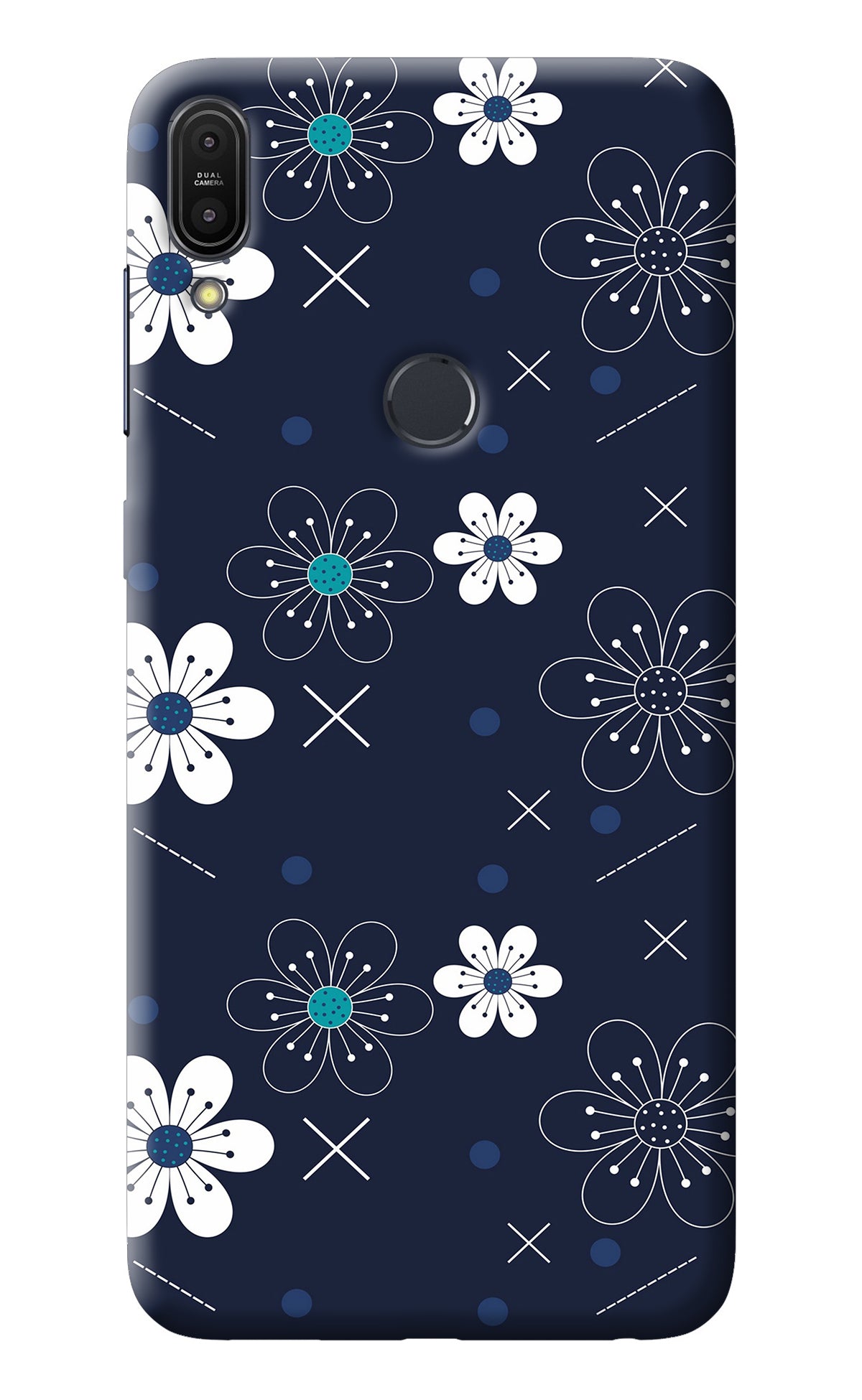 Flowers Asus Zenfone Max Pro M1 Back Cover