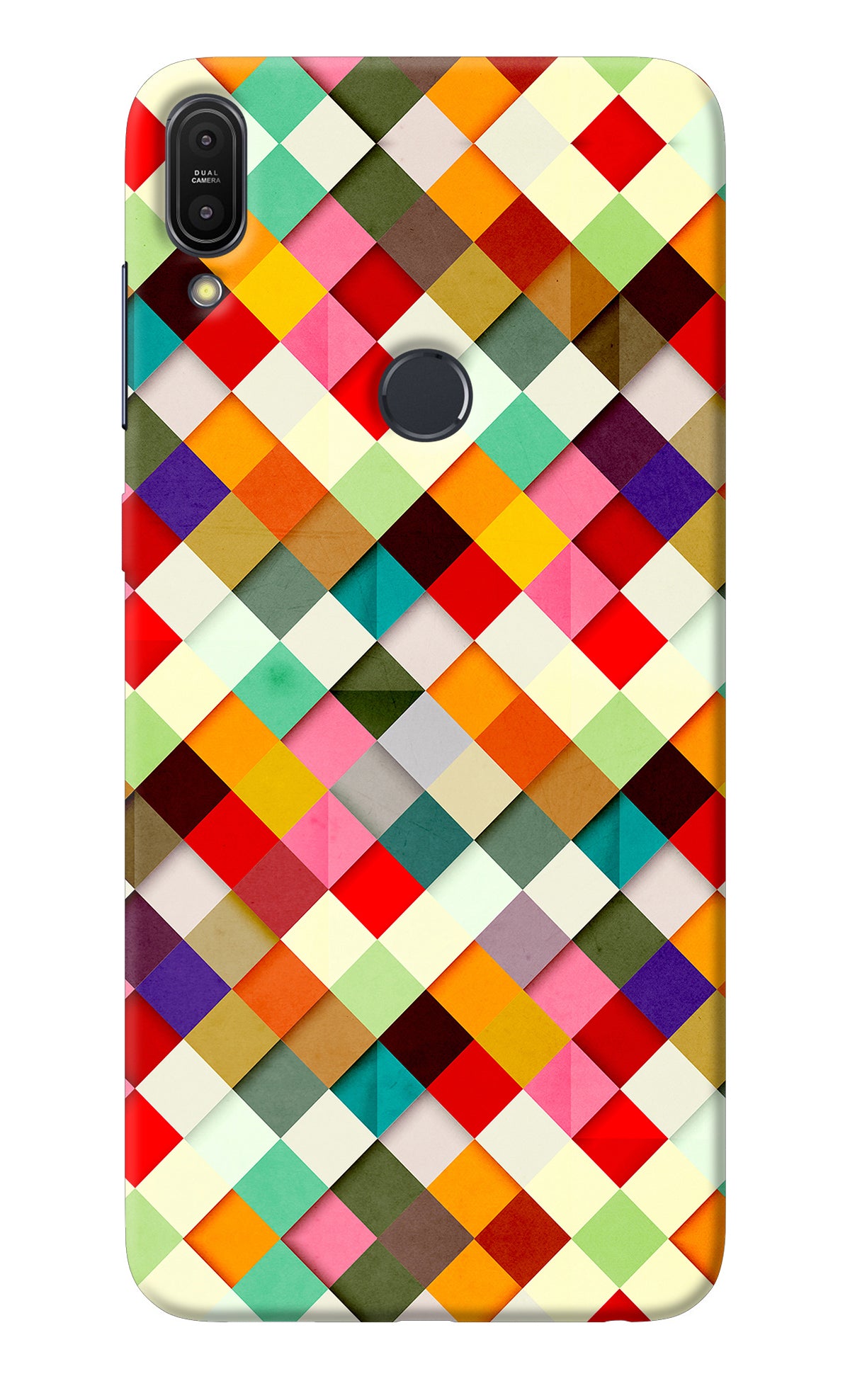 Geometric Abstract Colorful Asus Zenfone Max Pro M1 Back Cover