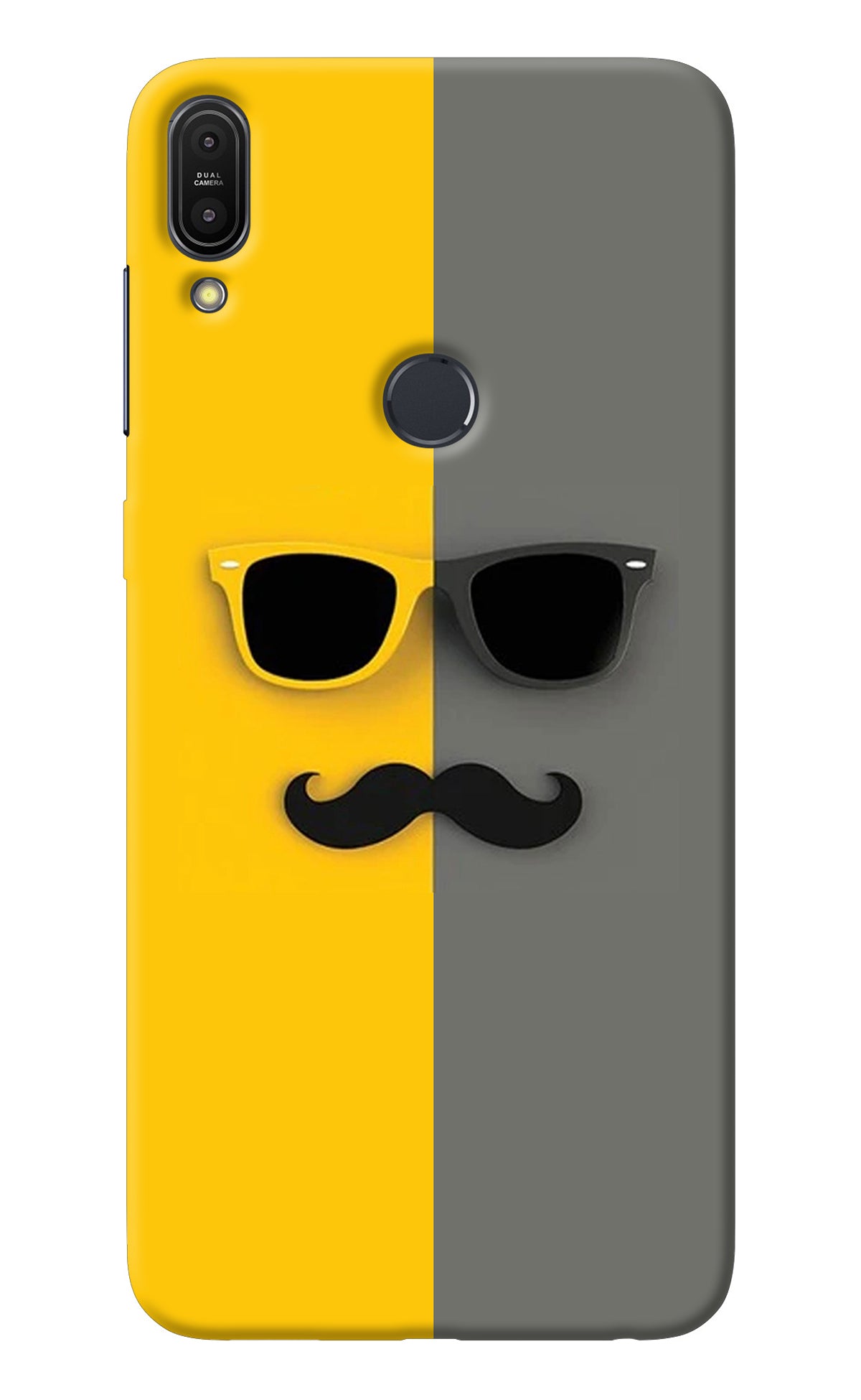 Sunglasses with Mustache Asus Zenfone Max Pro M1 Back Cover