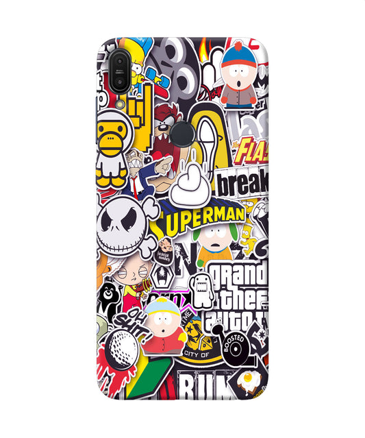 Sticker Bomb Asus Zenfone Max Pro M1 Back Cover