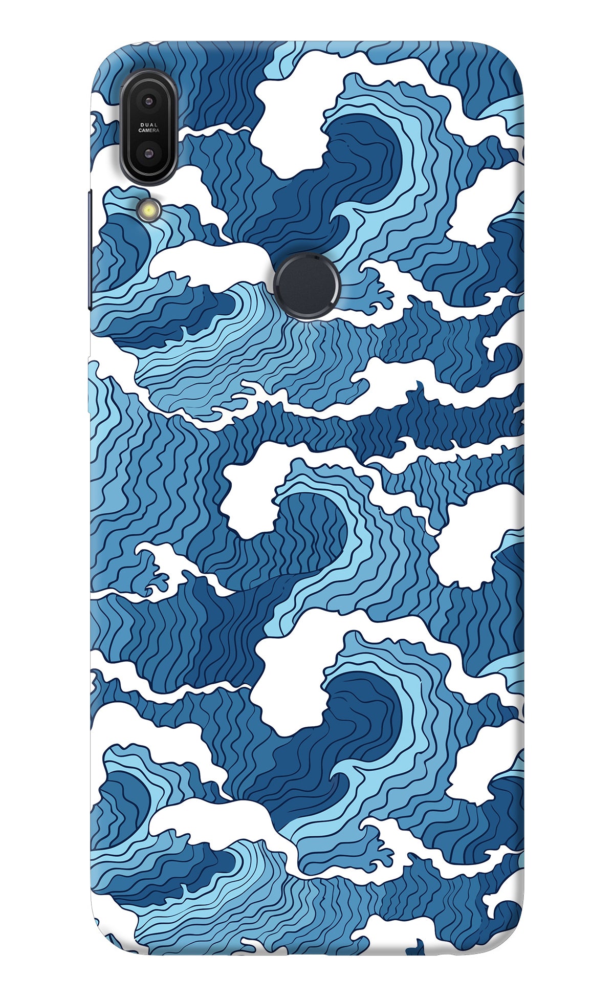 Blue Waves Asus Zenfone Max Pro M1 Back Cover