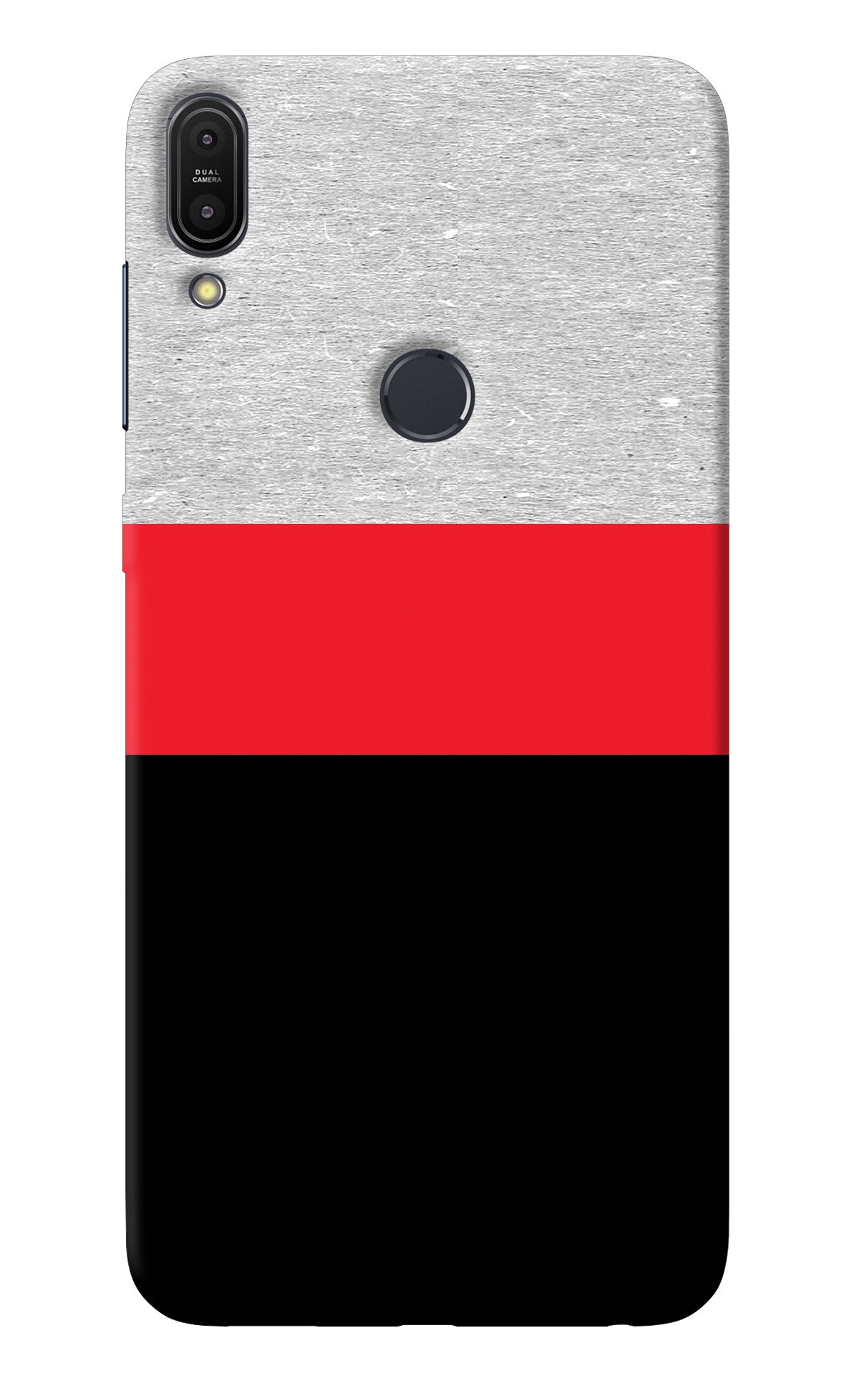 Tri Color Pattern Asus Zenfone Max Pro M1 Back Cover