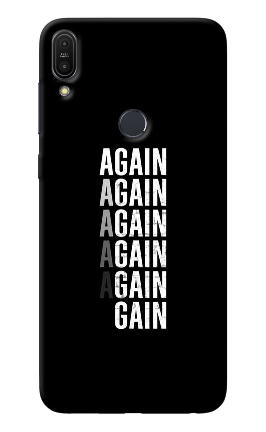 Again Again Gain Asus Zenfone Max Pro M1 Back Cover