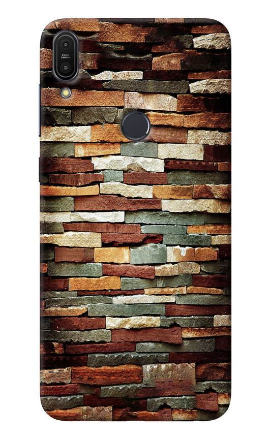 Bricks Pattern Asus Zenfone Max Pro M1 Back Cover