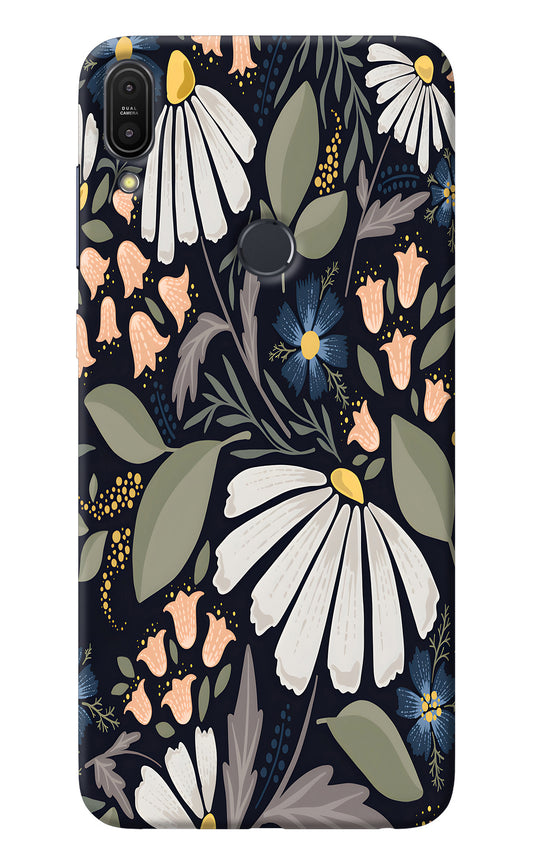 Flowers Art Asus Zenfone Max Pro M1 Back Cover