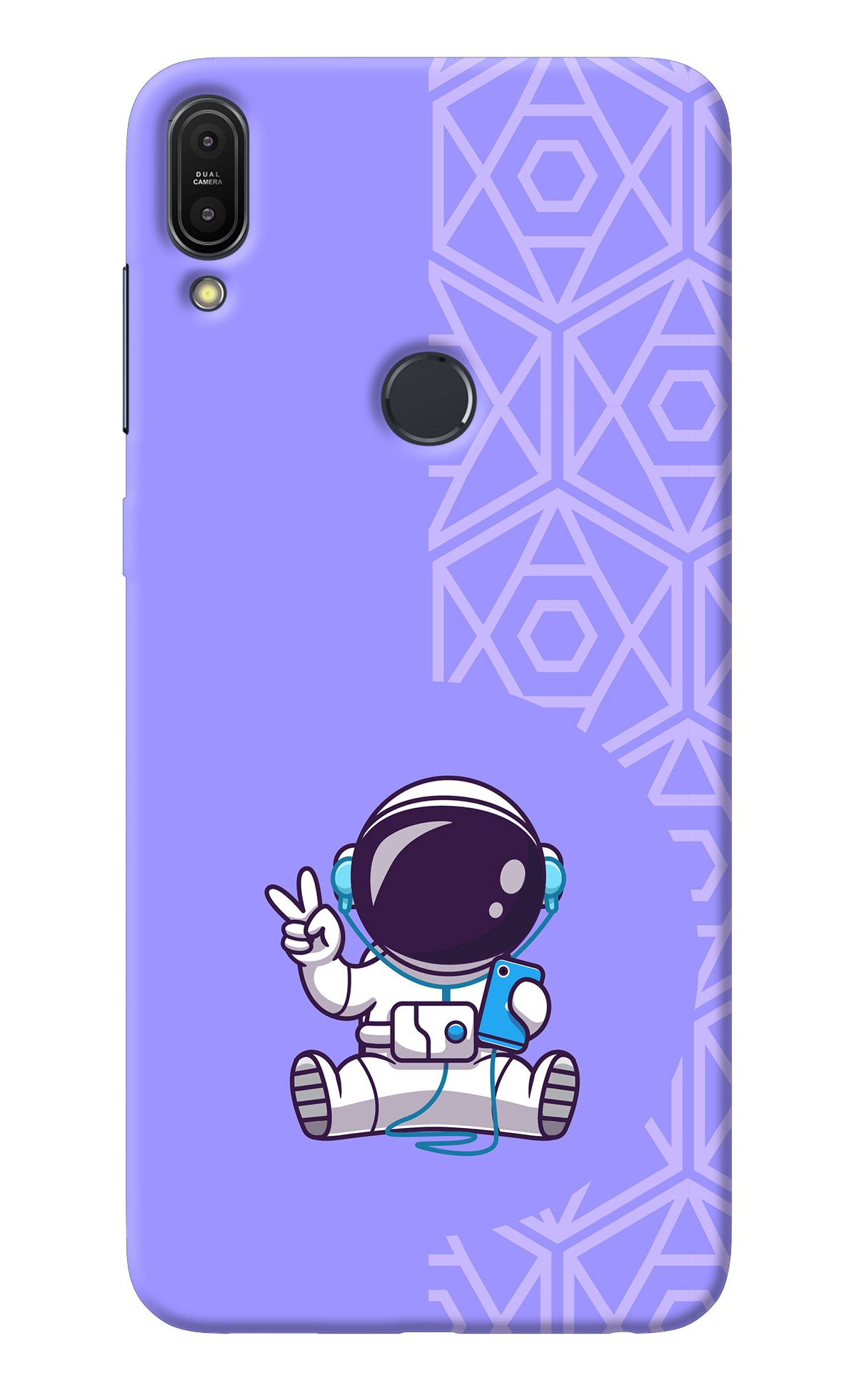 Cute Astronaut Chilling Asus Zenfone Max Pro M1 Back Cover