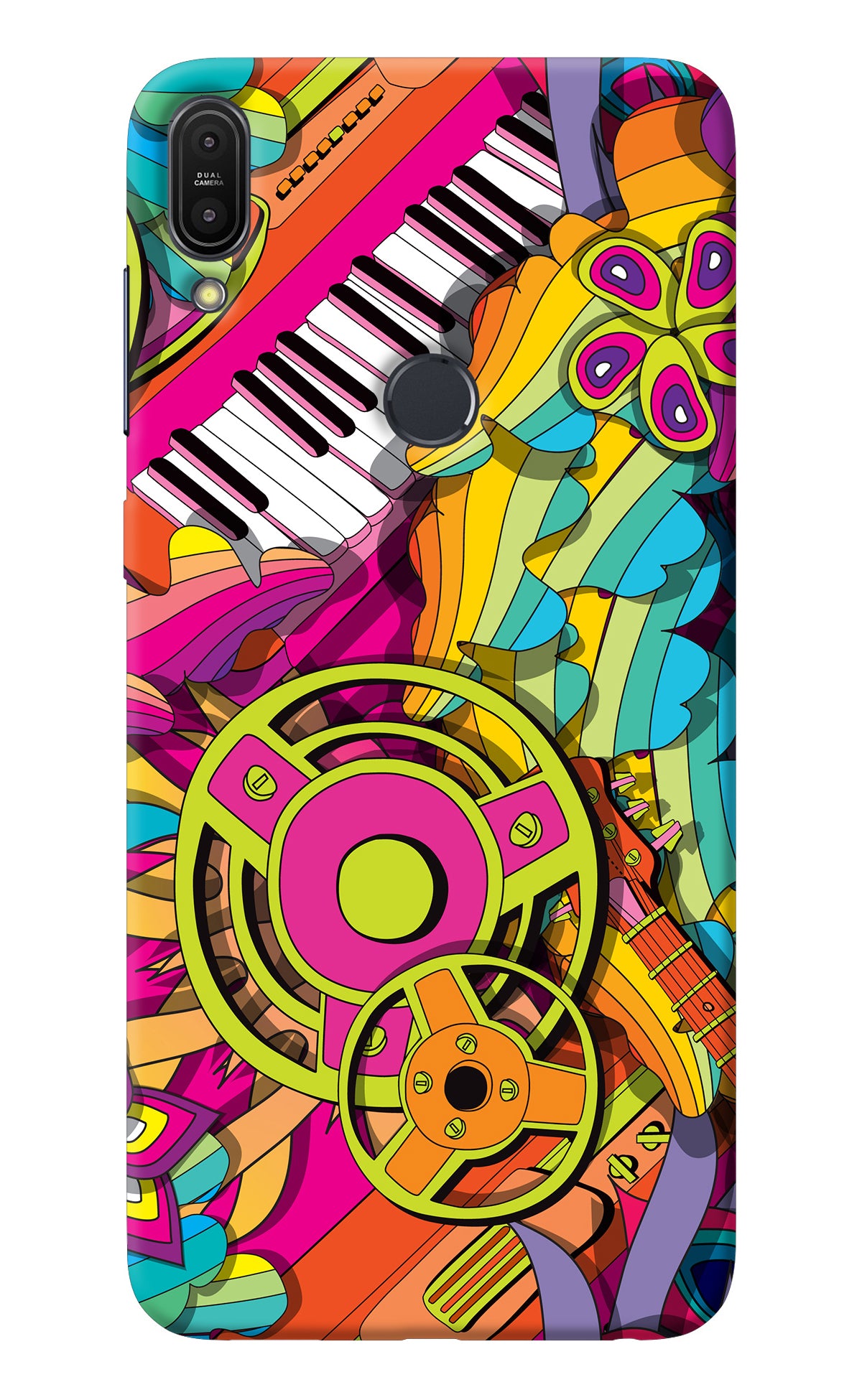 Music Doodle Asus Zenfone Max Pro M1 Back Cover