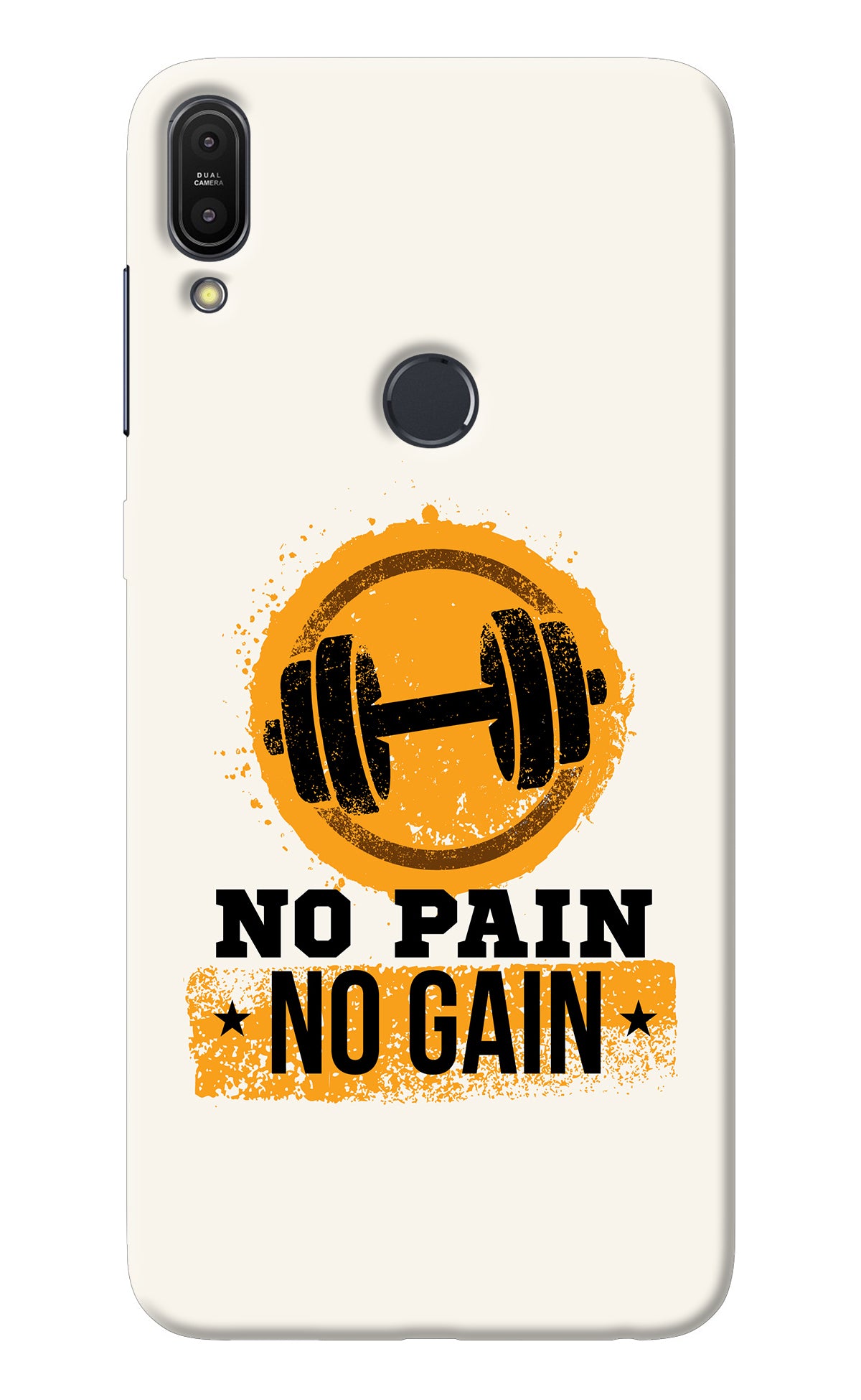 No Pain No Gain Asus Zenfone Max Pro M1 Back Cover