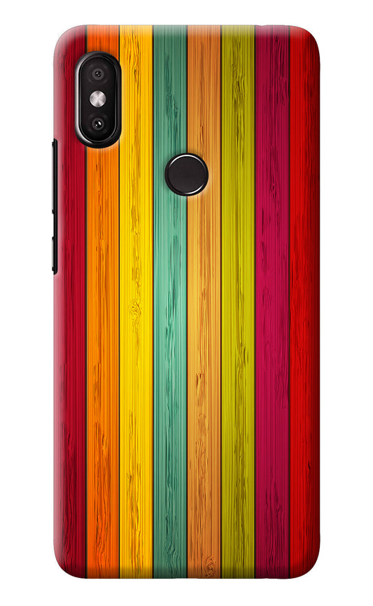 Multicolor Wooden Redmi Y2 Back Cover