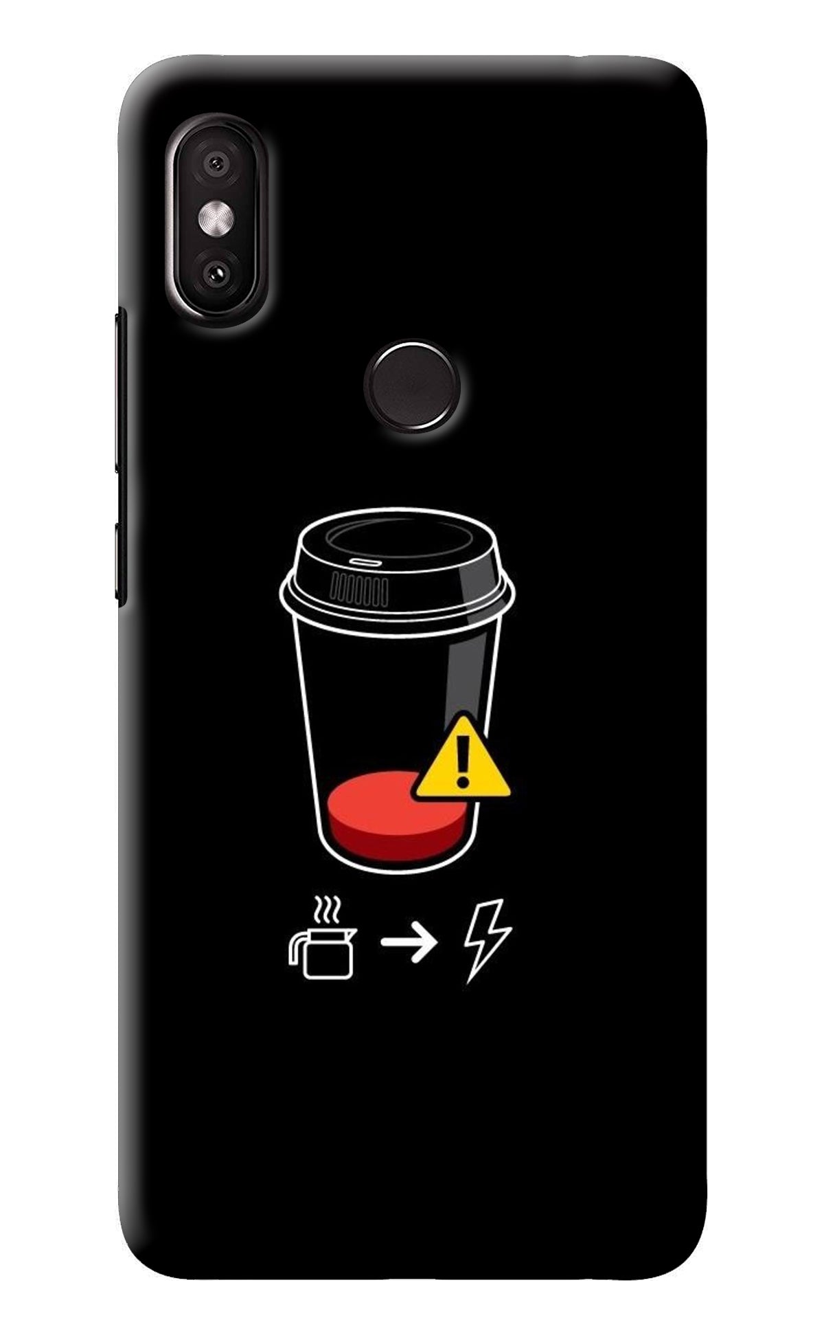 Coffee Redmi Y2 Back Cover