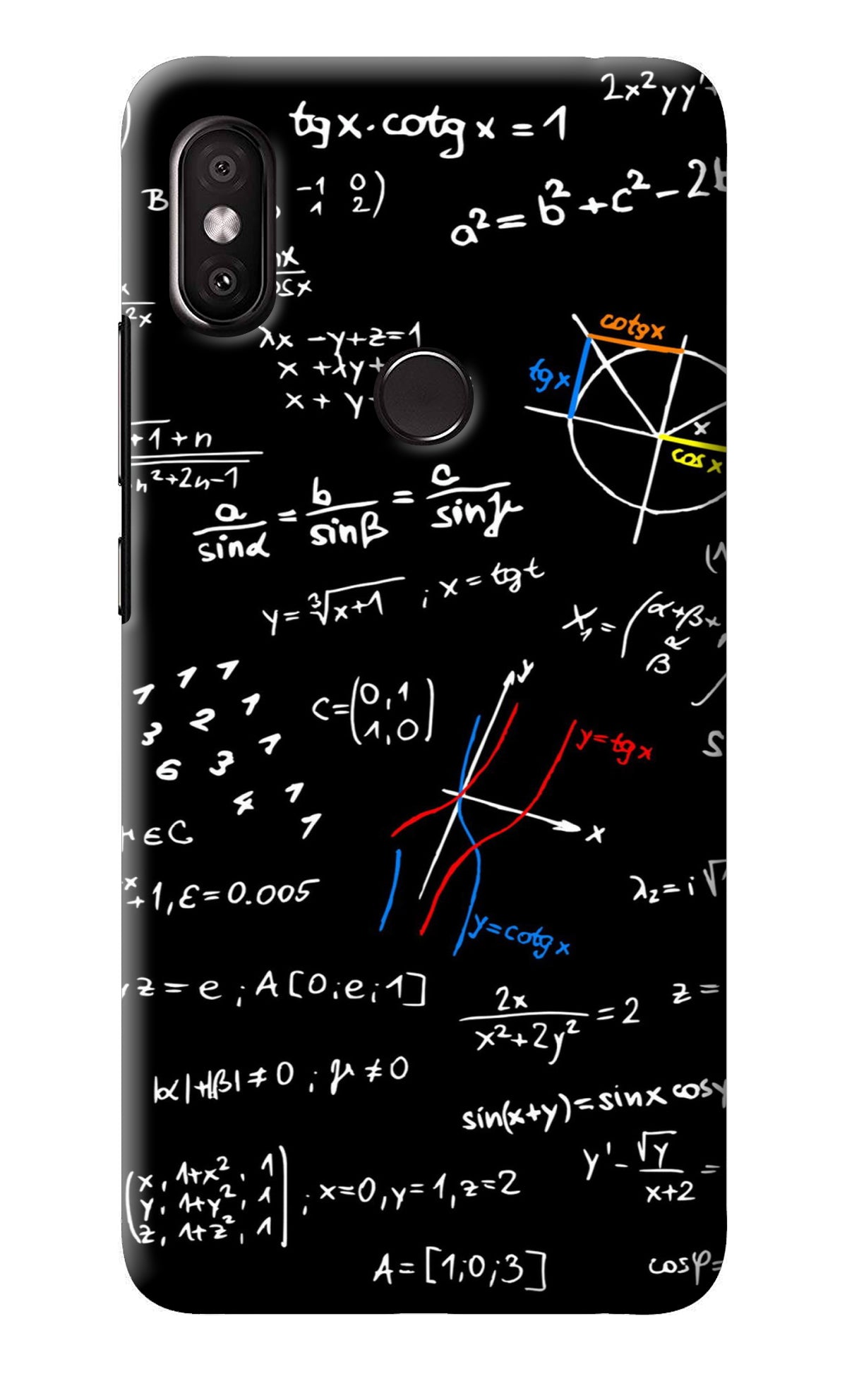 Mathematics Formula Redmi Y2 Back Cover