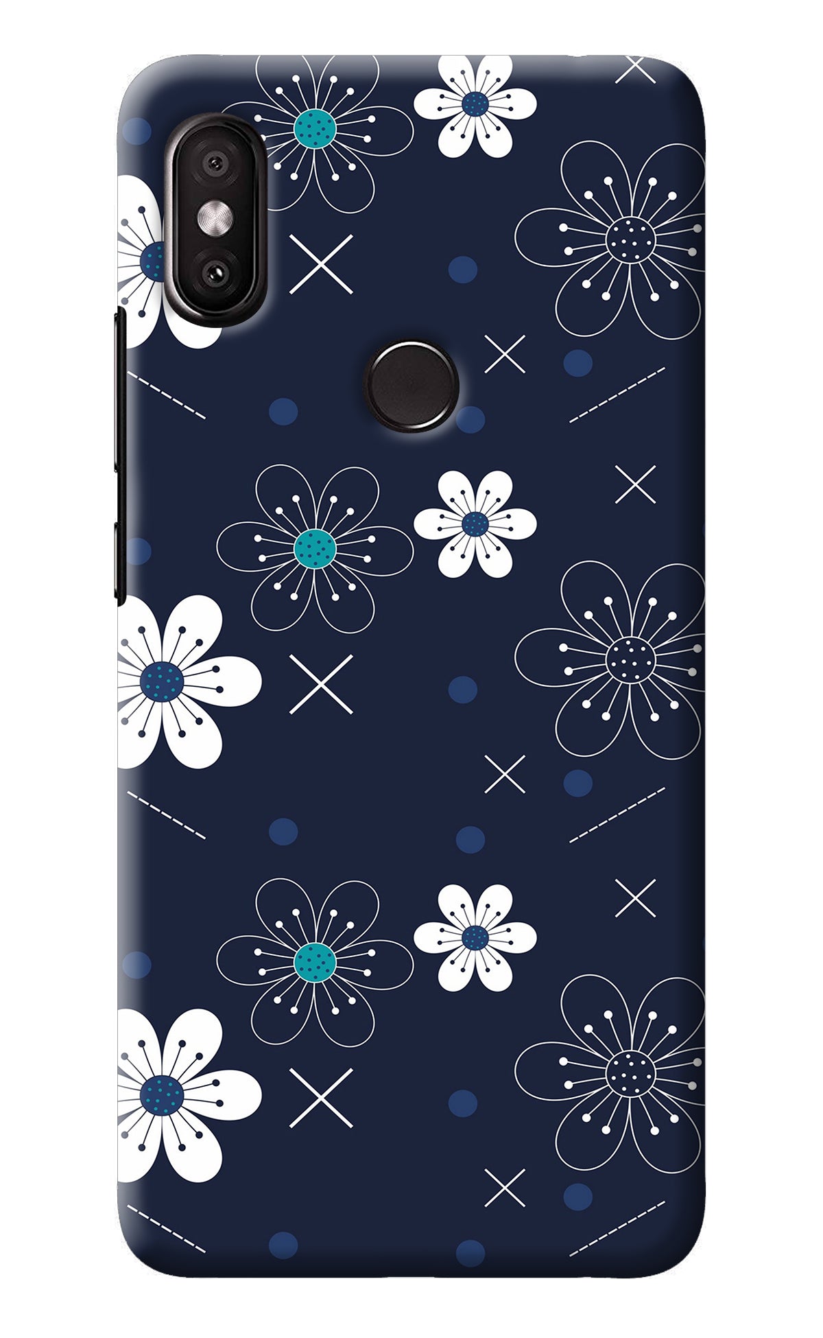 Flowers Redmi Y2 Back Cover