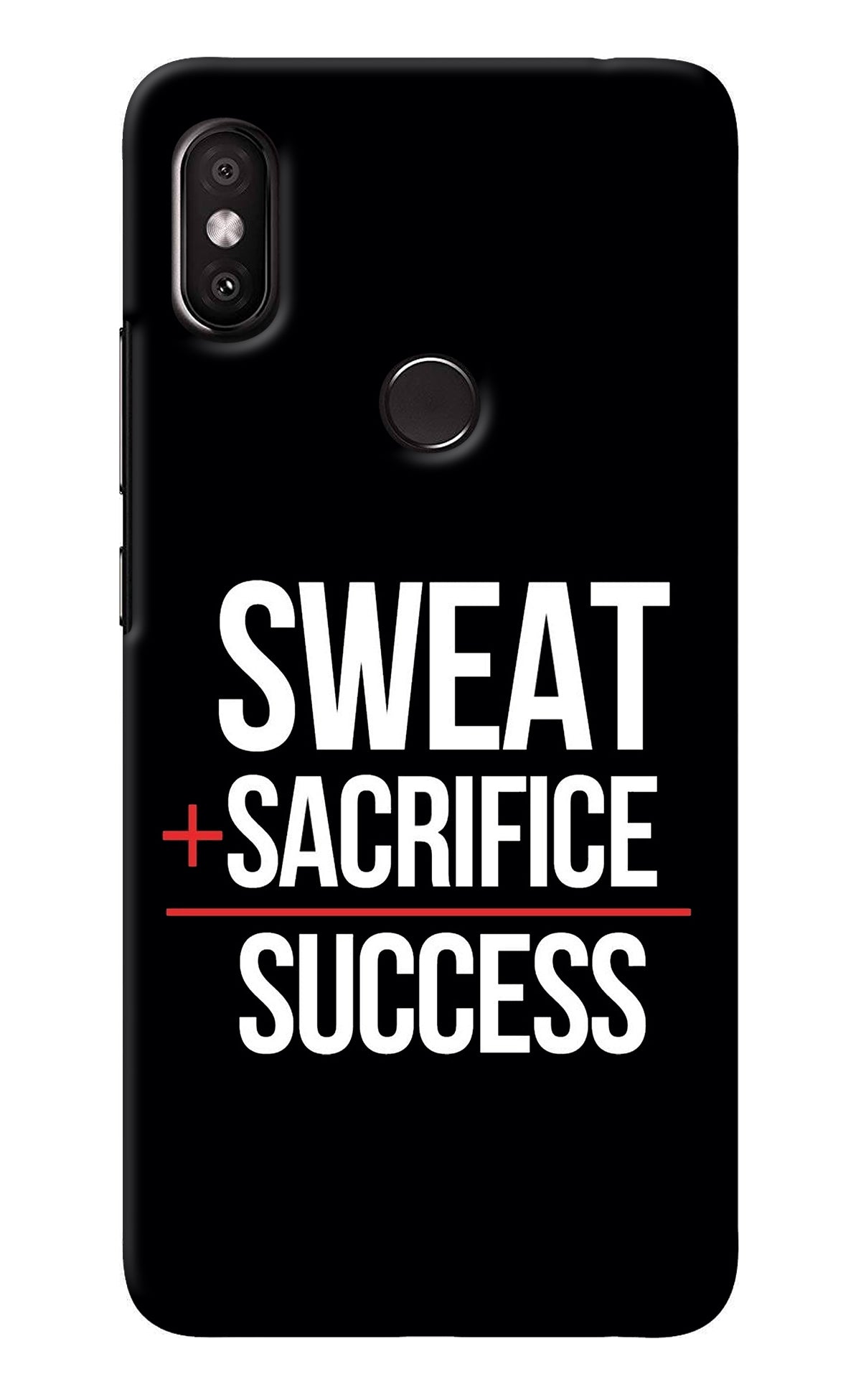 Sweat Sacrifice Success Redmi Y2 Back Cover