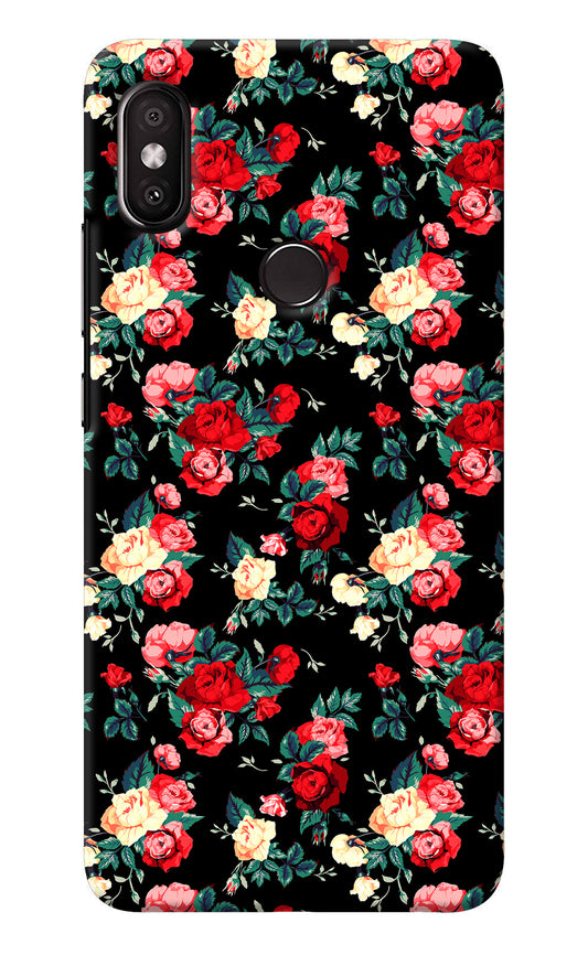 Rose Pattern Redmi Y2 Back Cover