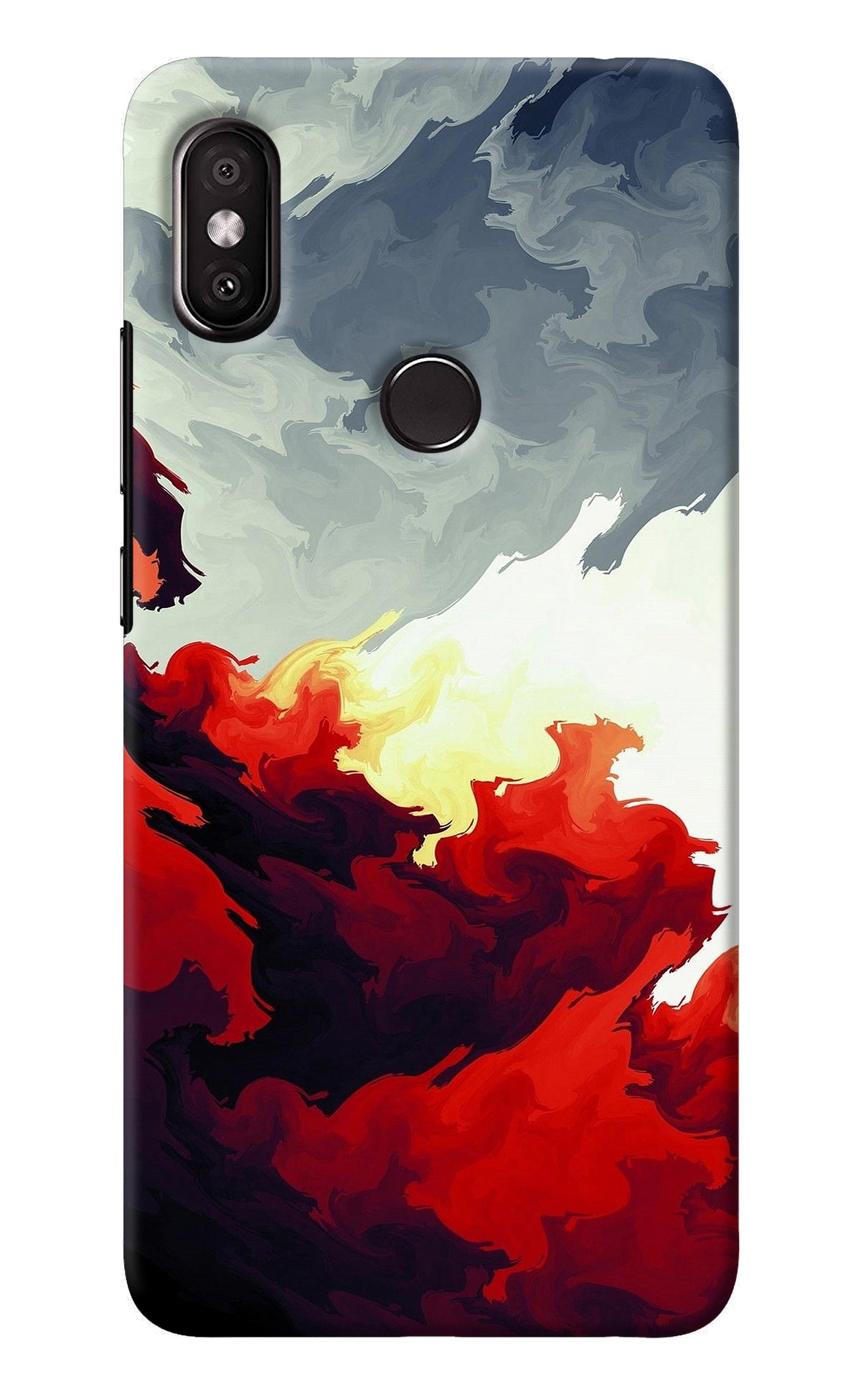 Fire Cloud Redmi Y2 Back Cover