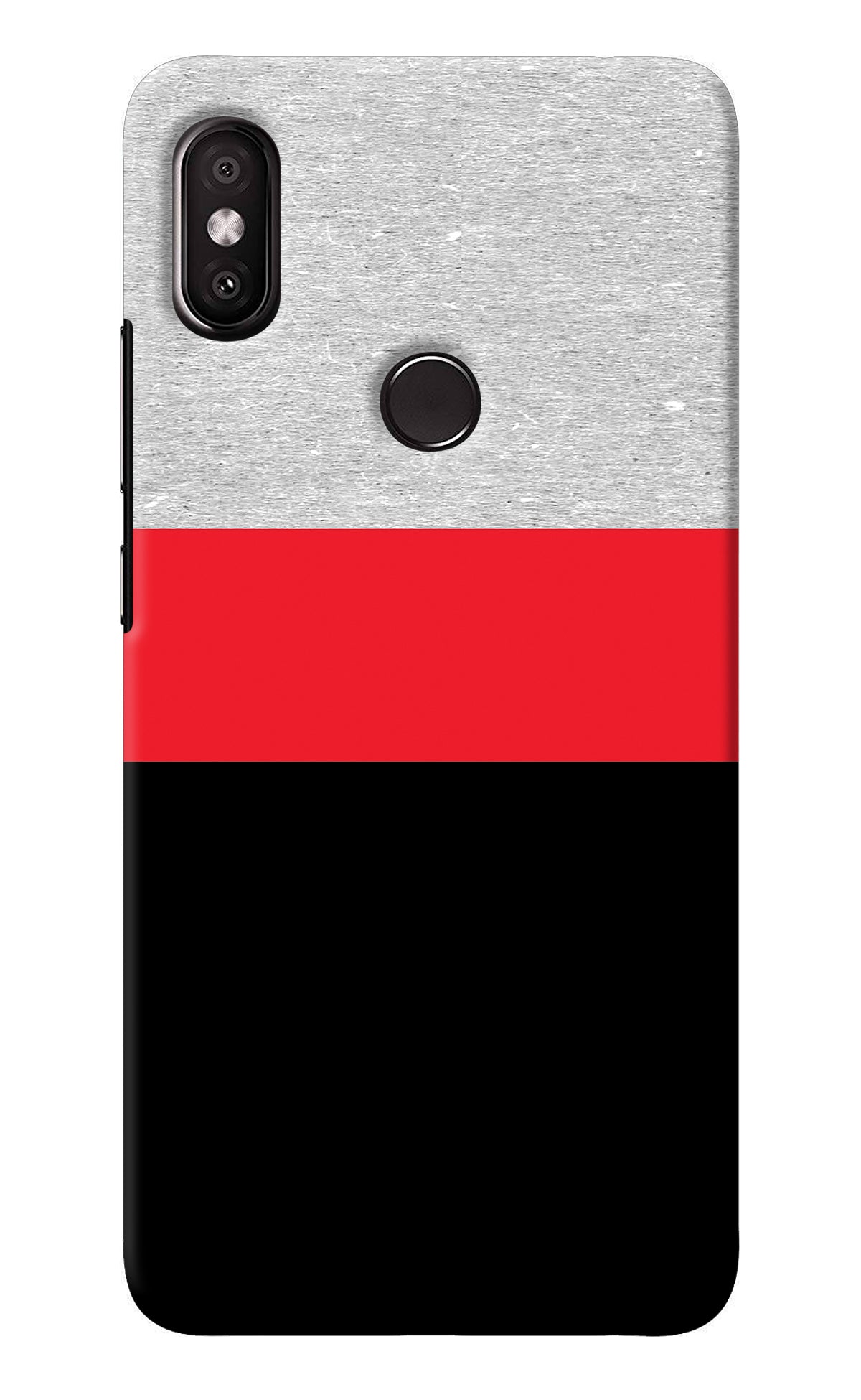 Tri Color Pattern Redmi Y2 Back Cover