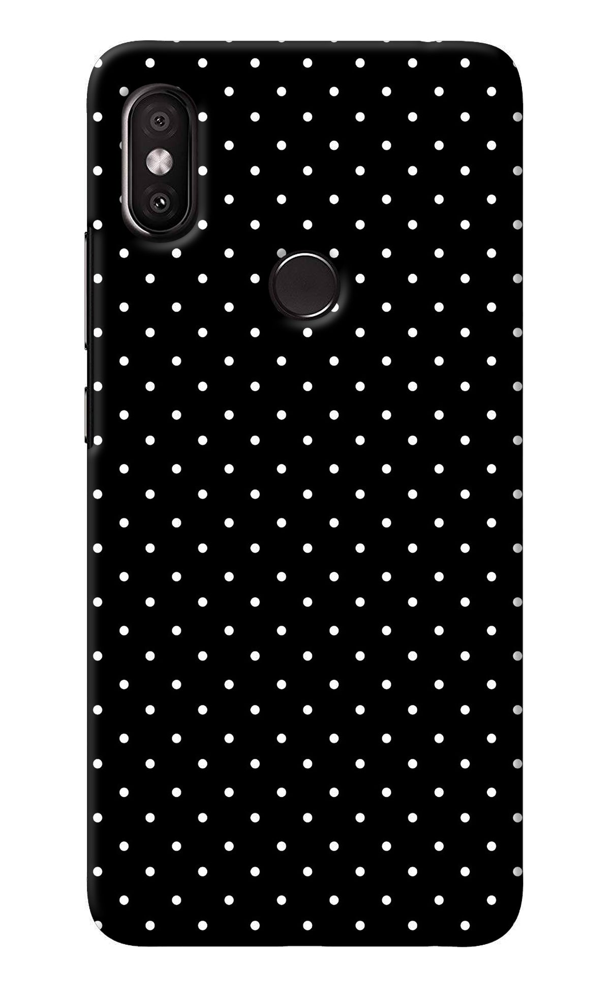 White Dots Redmi Y2 Back Cover