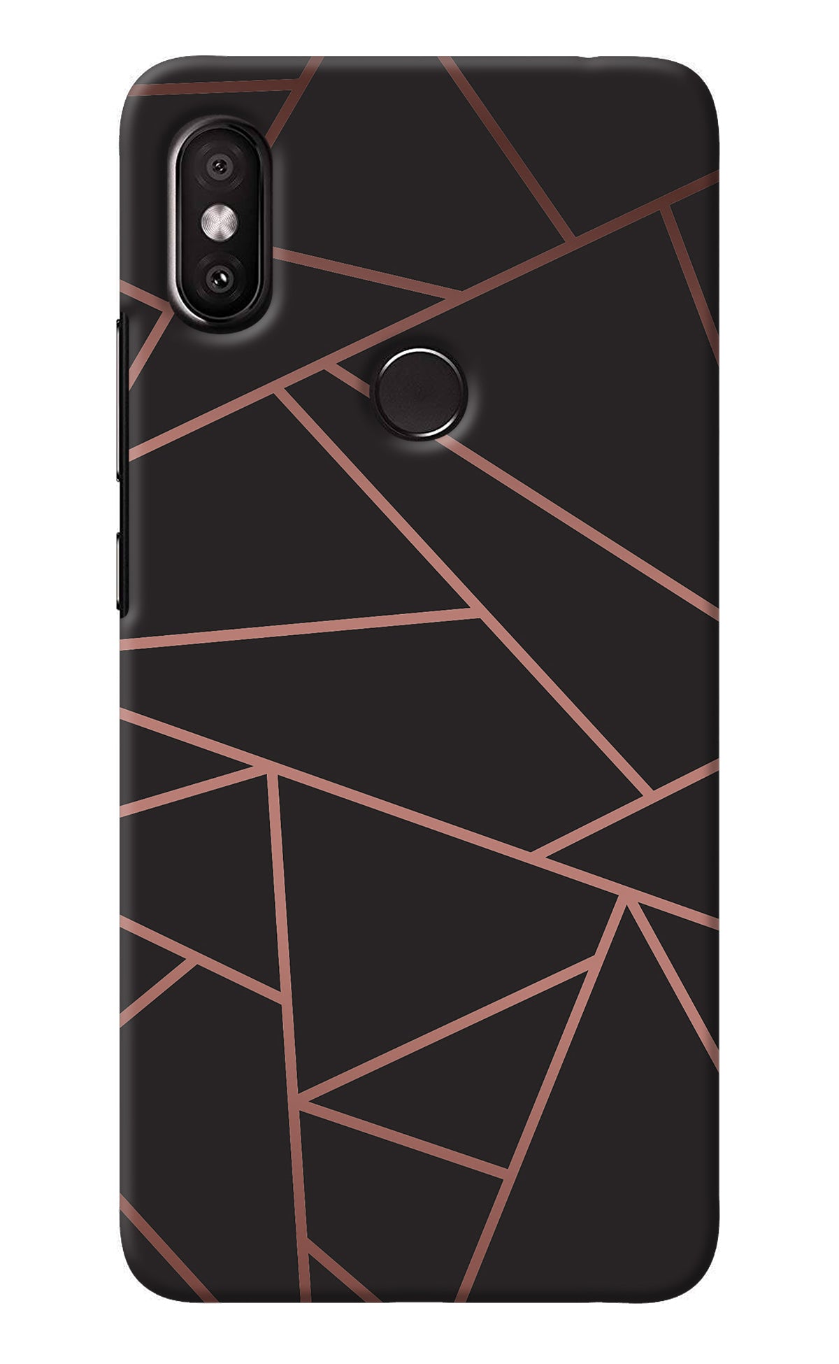 Geometric Pattern Redmi Y2 Back Cover